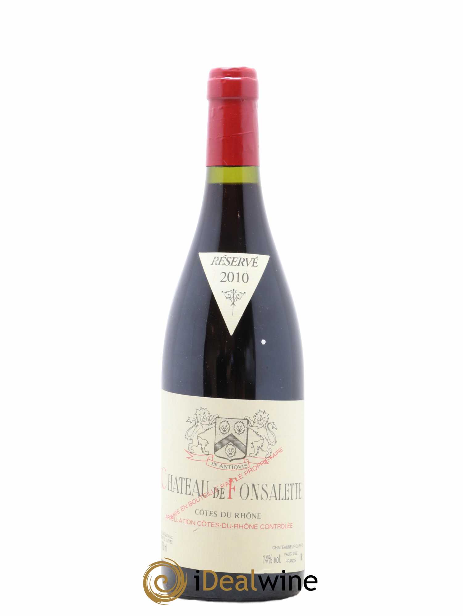 Côtes-du-Rhône Château de Fonsalette Emmanuel Reynaud 2010 - Lot de 1 bouteille - 0