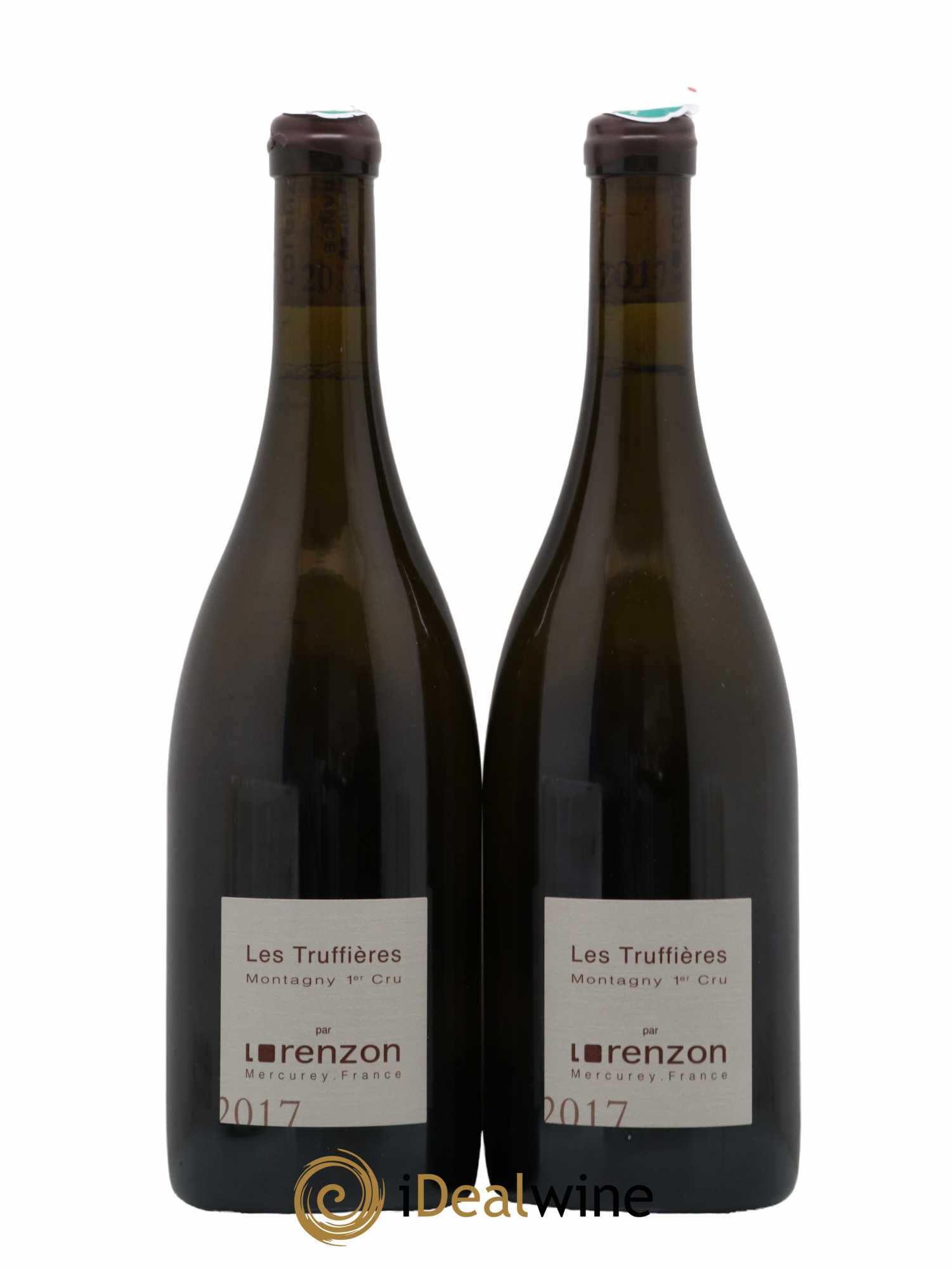 Montagny 1er Cru Les Truffières Bruno Lorenzon 2017 - Lot de 2 bouteilles - 0