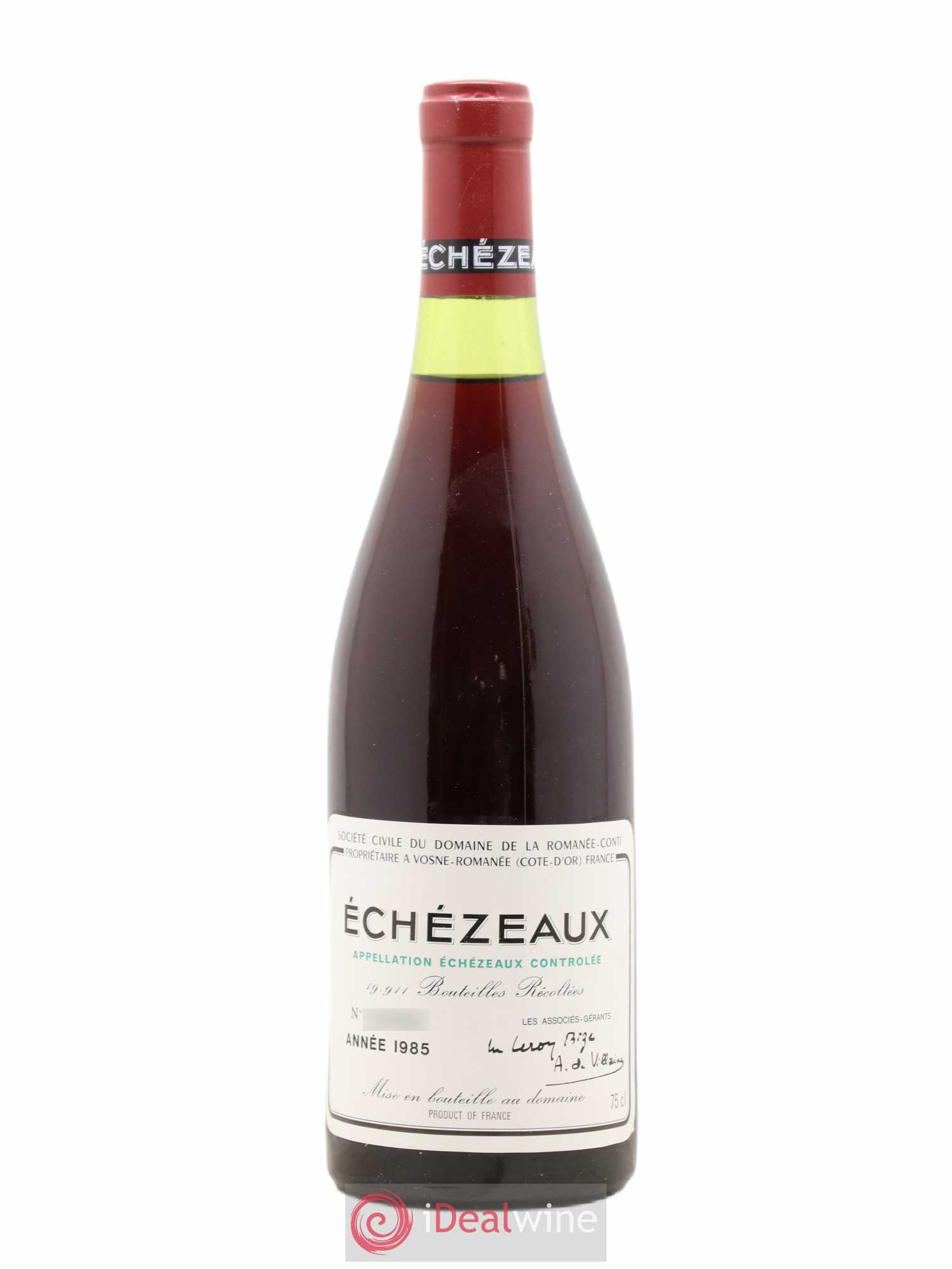 Echezeaux Grand Cru Domaine de la Romanée-Conti 1985 - Lot de 1 bouteille - 0