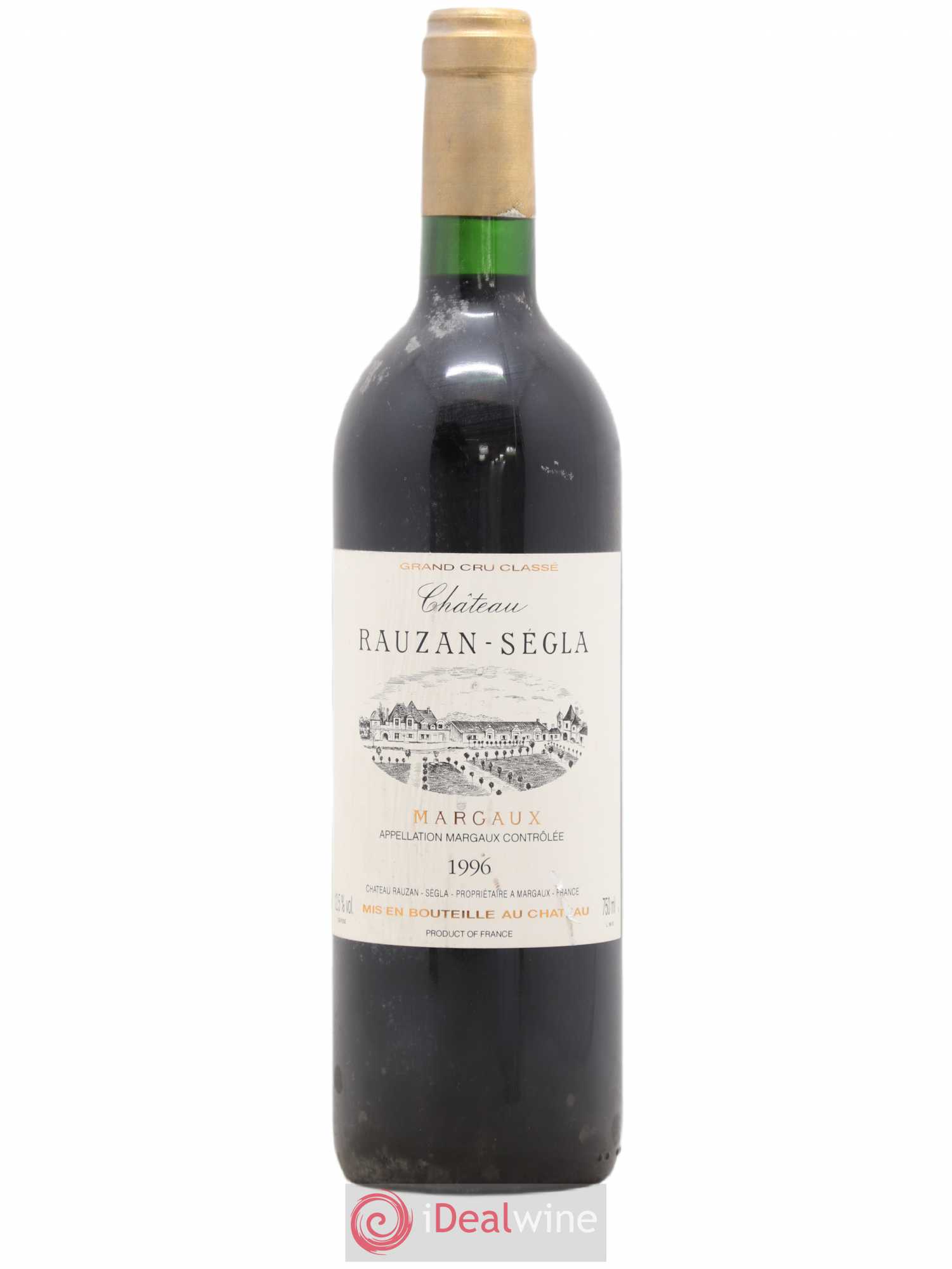 Château Rauzan Ségla Grand Cru Classé 1996 - Lot de 1 bouteille - 0