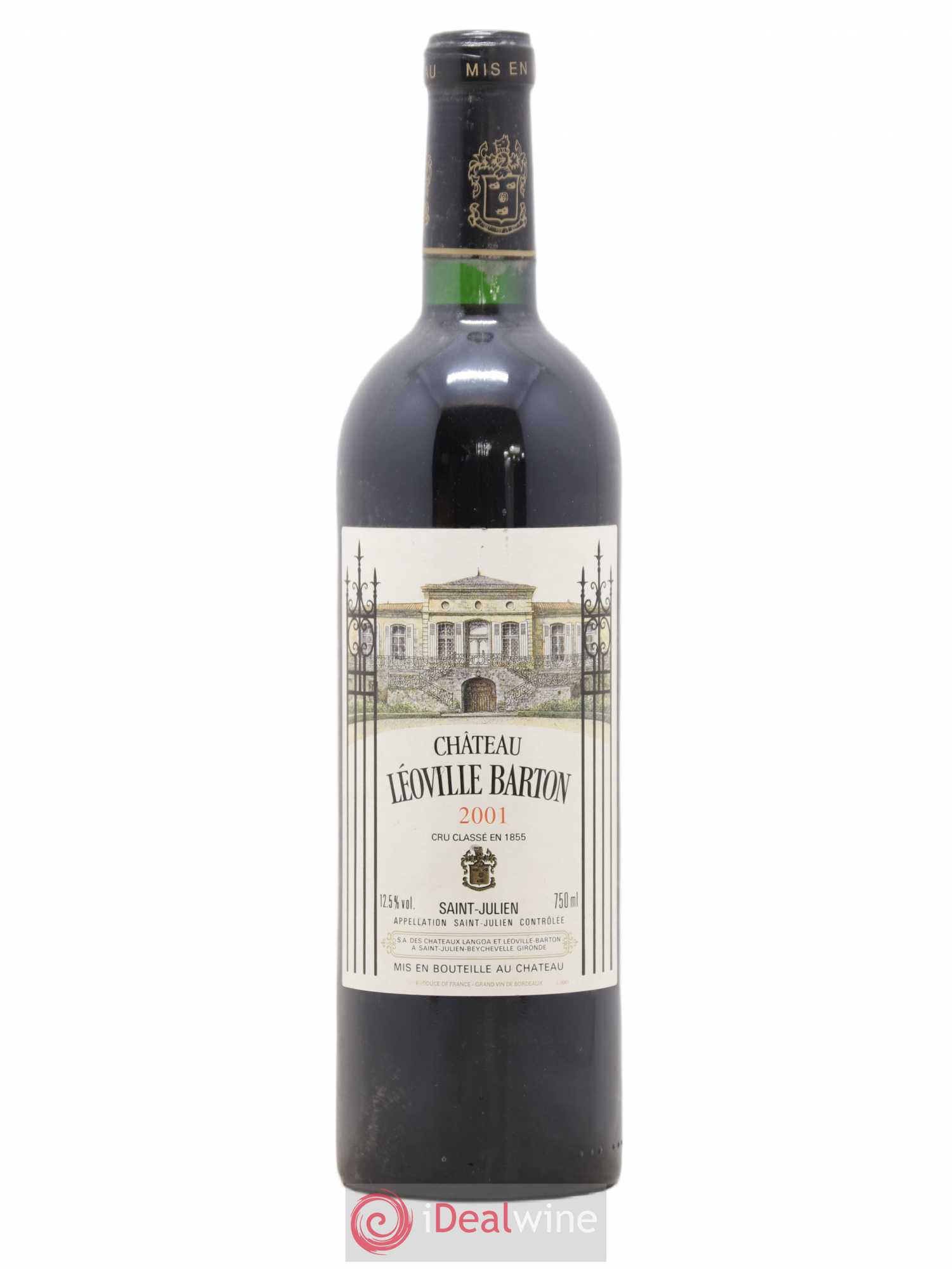 Château Léoville Barton 2ème Grand Cru Classé 2001 - Lot de 1 bouteille - 0