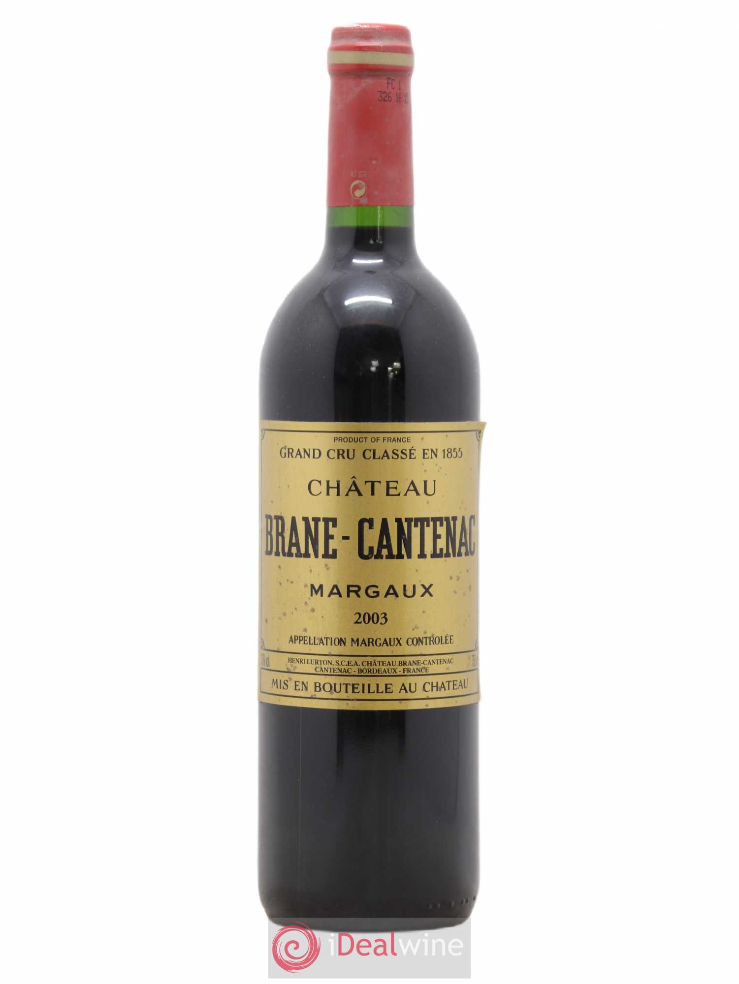 Château Brane Cantenac 2ème Grand Cru Classé 2003 - Lot de 1 bouteille - 0