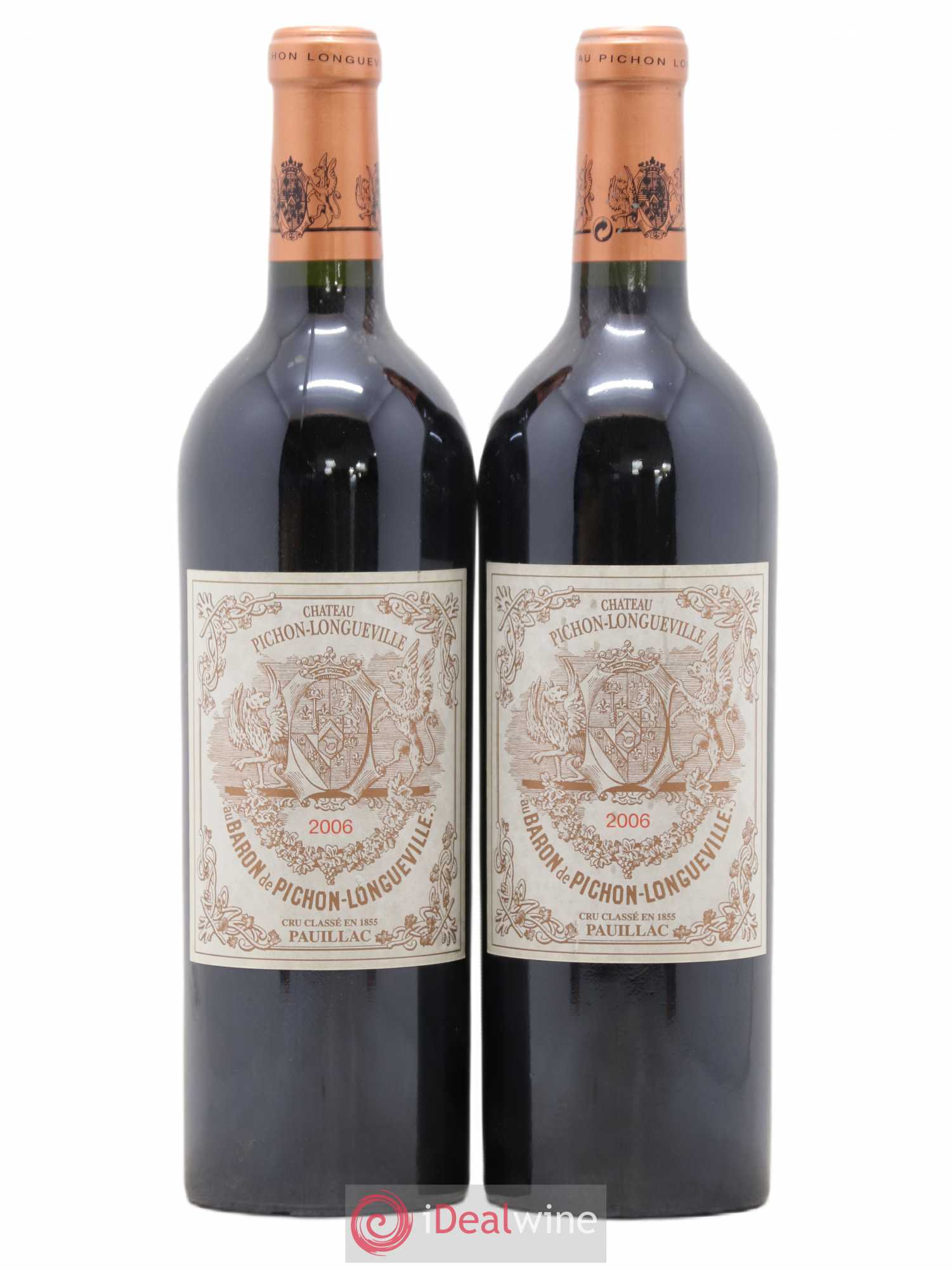 Pichon Longueville Baron 2ème Grand Cru Classé 2006 - Lot de 2 bouteilles - 0
