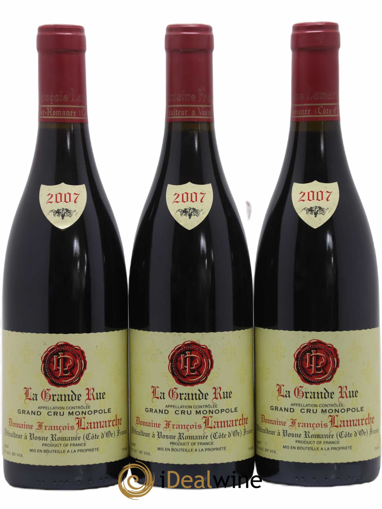 La Grande Rue Grand Cru Lamarche (Domaine) 2007 - Lot de 3 bouteilles - 0