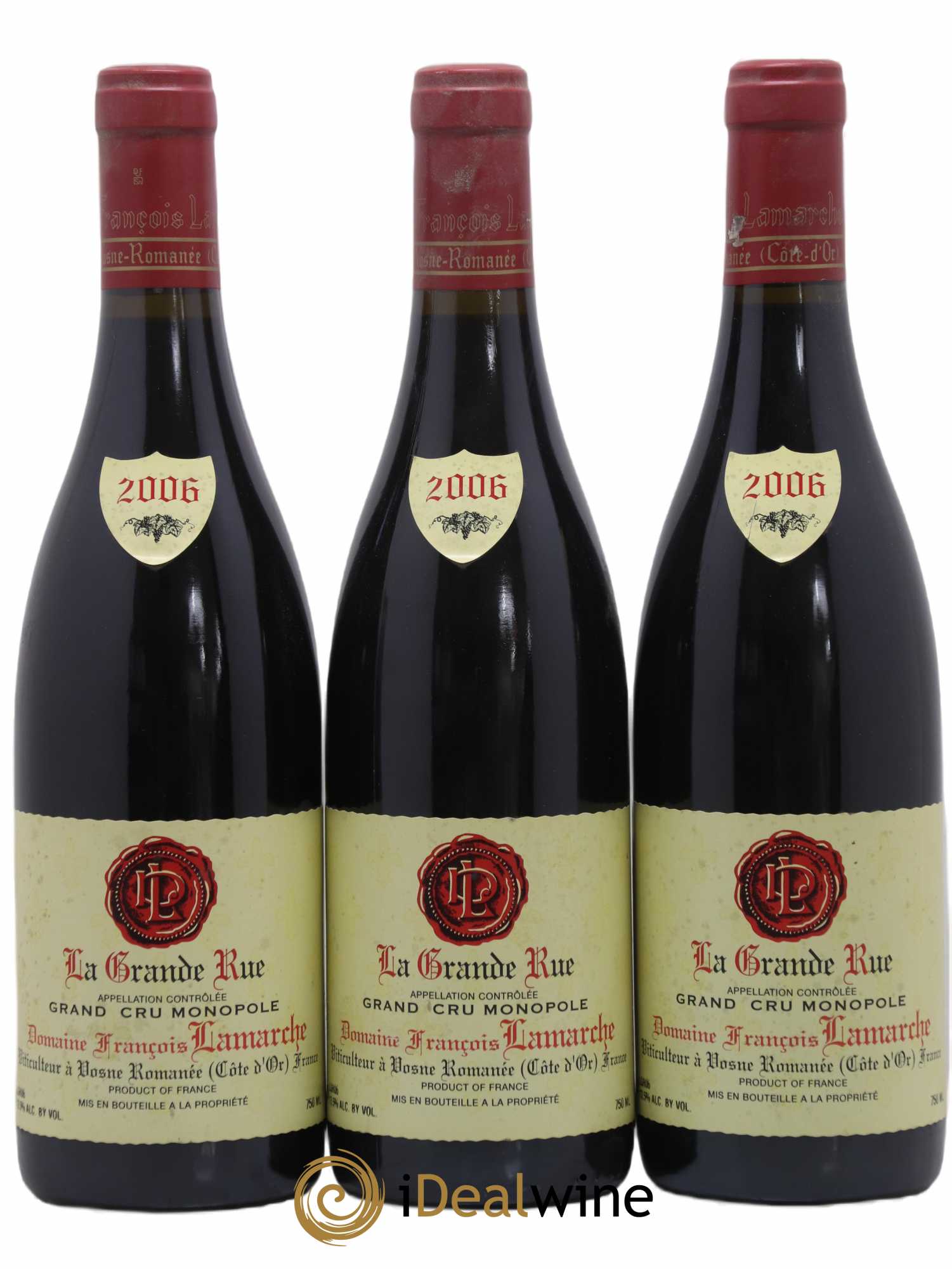 La Grande Rue Grand Cru Lamarche (Domaine) 2006 - Lot de 3 bouteilles - 0