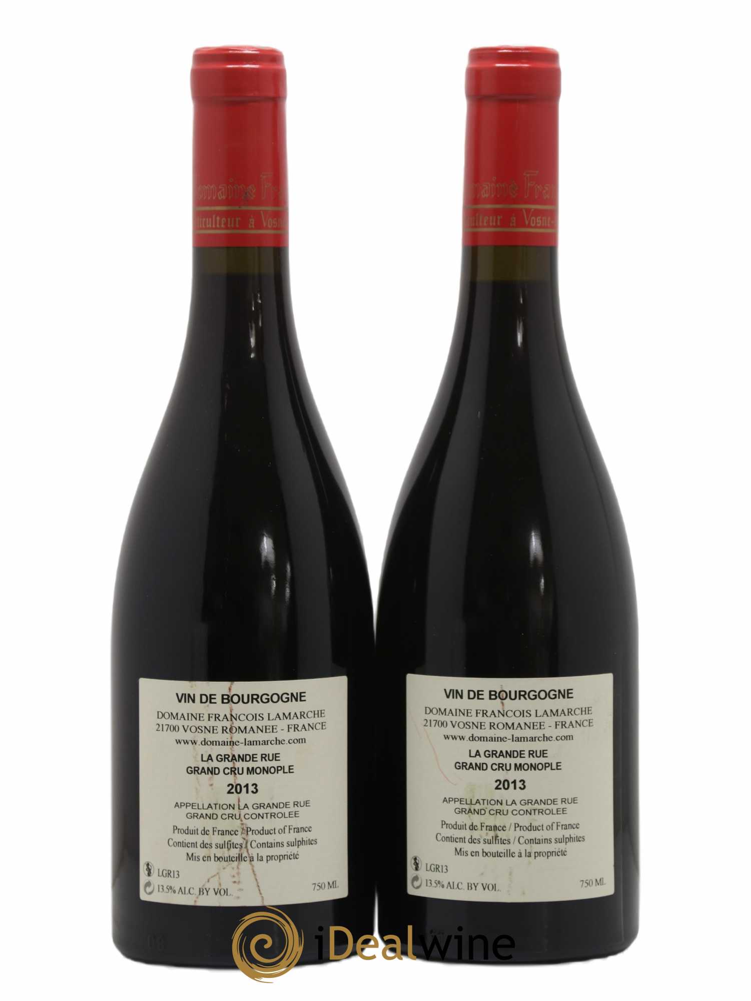 La Grande Rue Grand Cru Lamarche (Domaine) 2013 - Lot de 2 bouteilles - 1