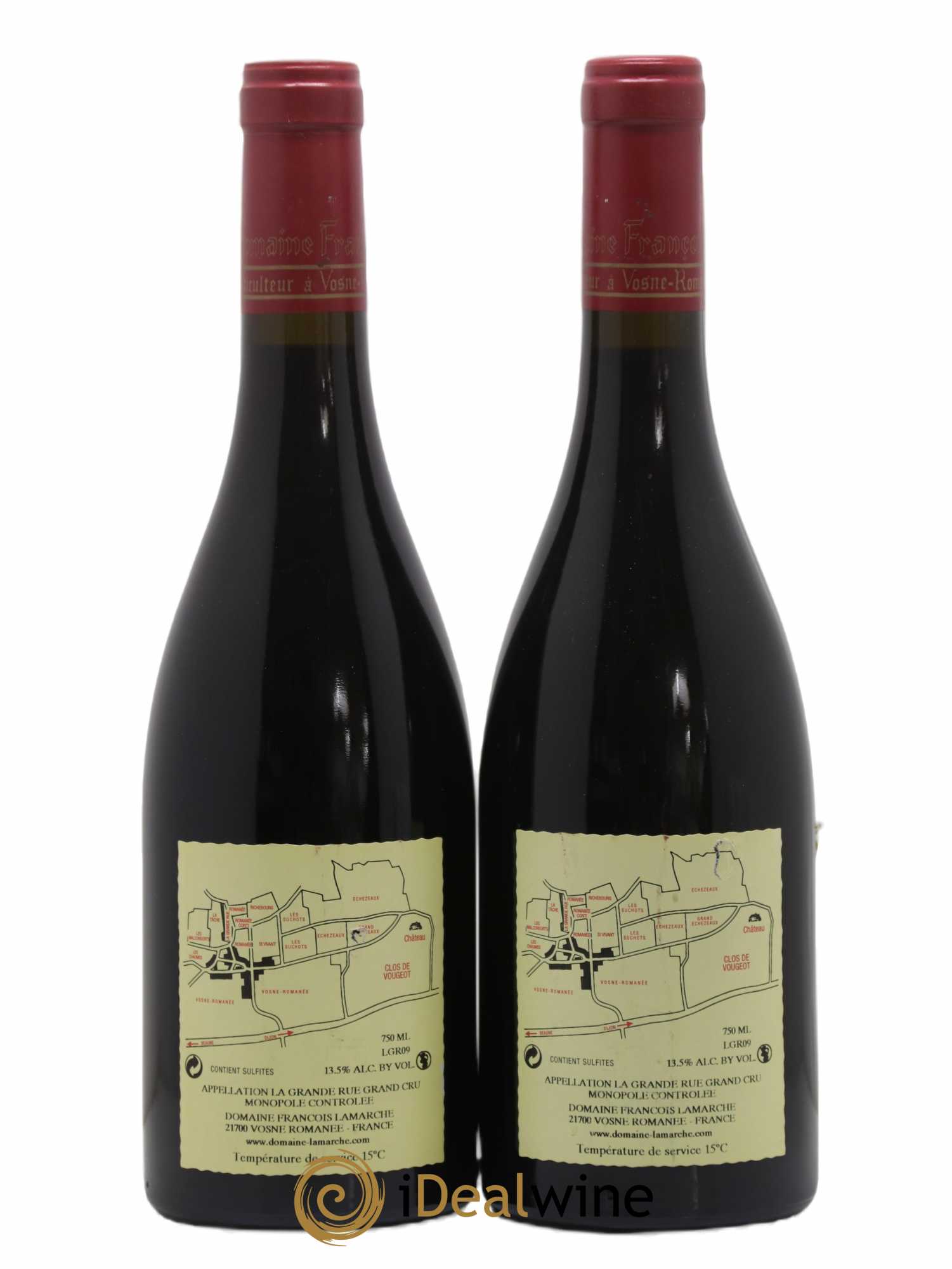 La Grande Rue Grand Cru Lamarche (Domaine) 2009 - Lot de 2 bouteilles - 1