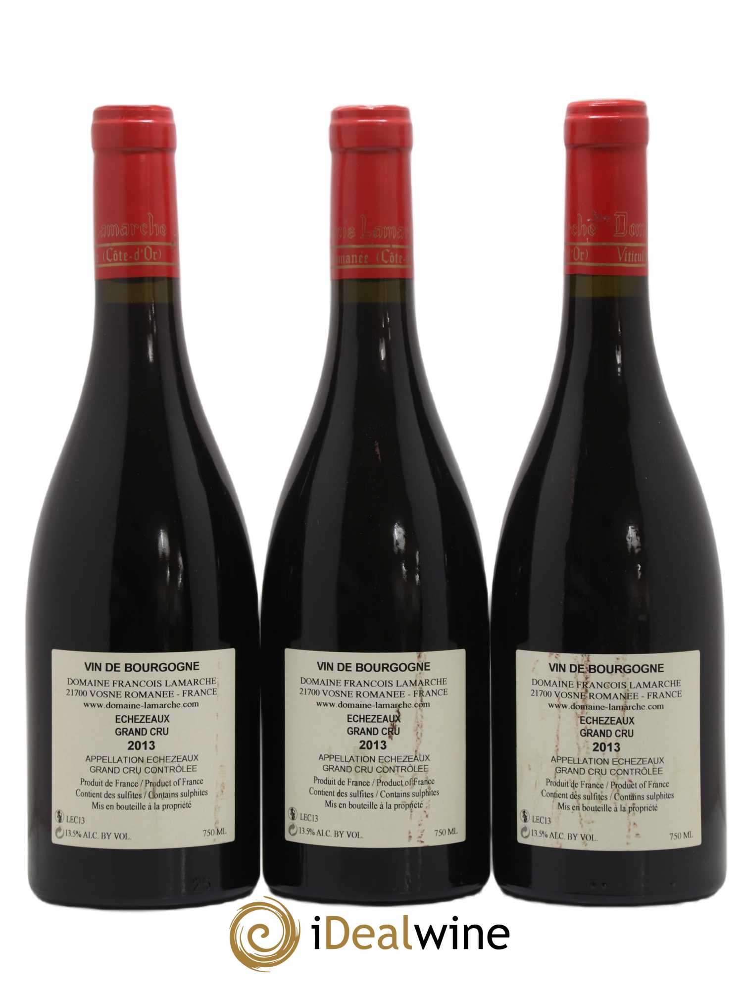 Echezeaux Grand Cru Lamarche (Domaine) 2013 - Lot de 3 bouteilles - 1