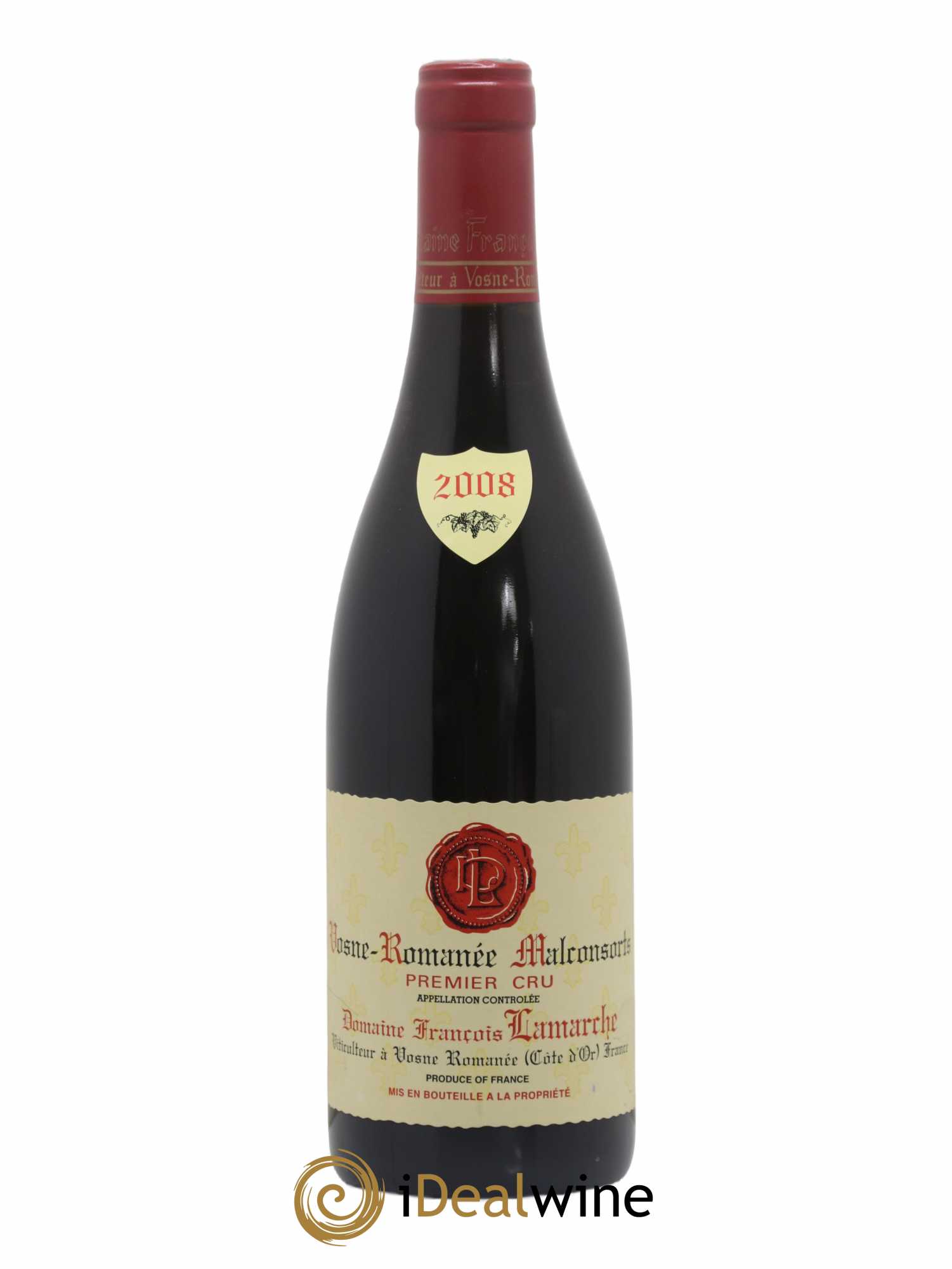 Vosne-Romanée 1er Cru Les Malconsorts Lamarche (Domaine) 2008 - Lot de 1 bouteille - 0