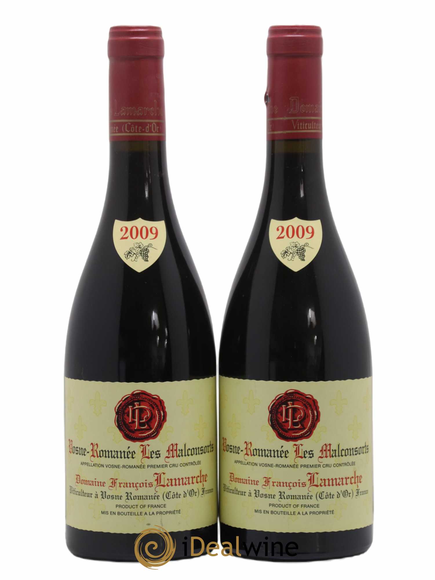 Vosne-Romanée 1er Cru Les Malconsorts Lamarche (Domaine) 2009 - Lot de 2 bouteilles - 0