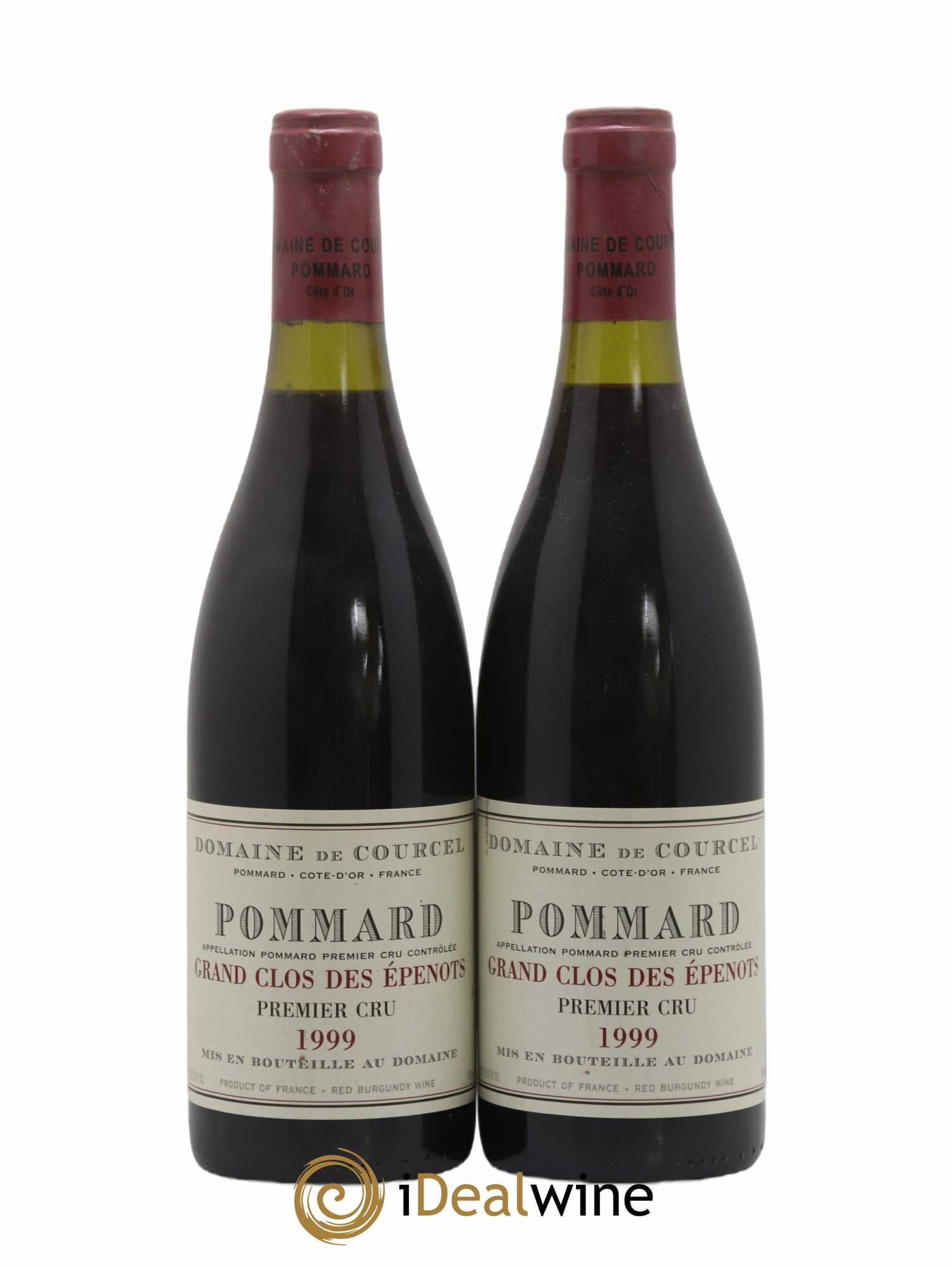 Pommard 1er Cru Grand Clos des Epenots de Courcel (Domaine) 1999 - Lot de 2 bouteilles - 0