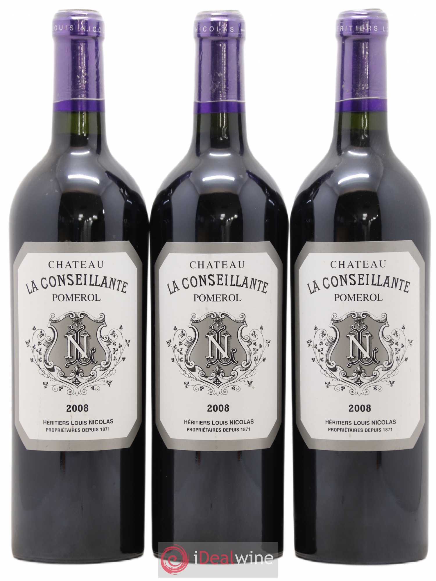 Château la Conseillante 2008 - Lot de 3 bouteilles - 0