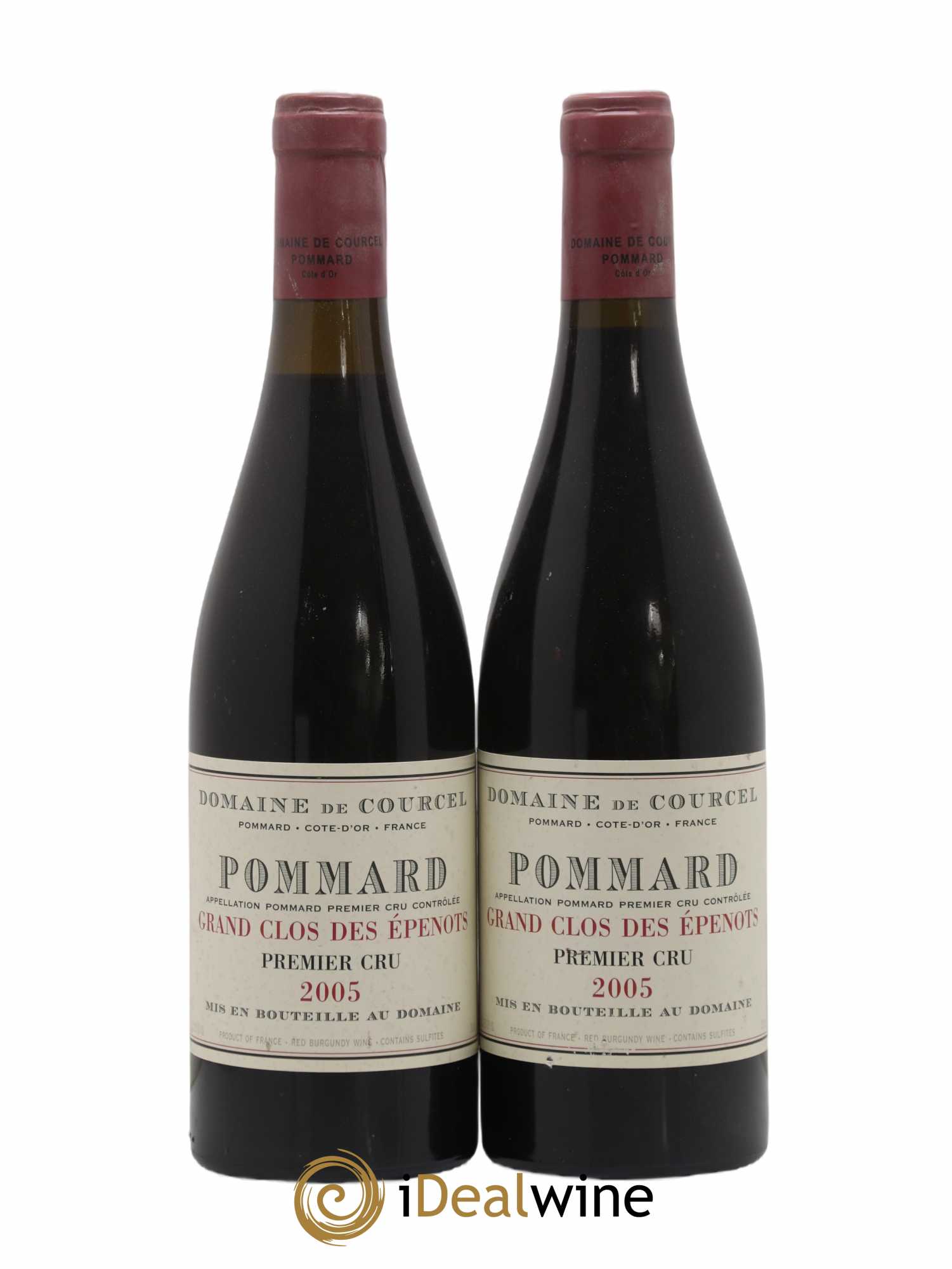 Pommard 1er Cru Grand Clos des Epenots de Courcel (Domaine) 2005 - Lot de 2 bouteilles - 0
