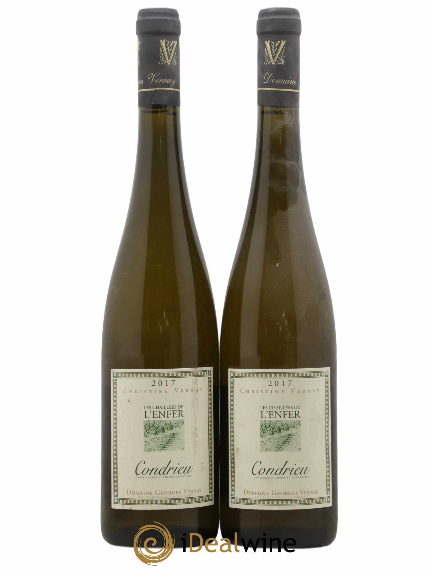 Condrieu Les Chaillées de l'Enfer Georges Vernay 2017 - Lot de 2 bouteilles - 0