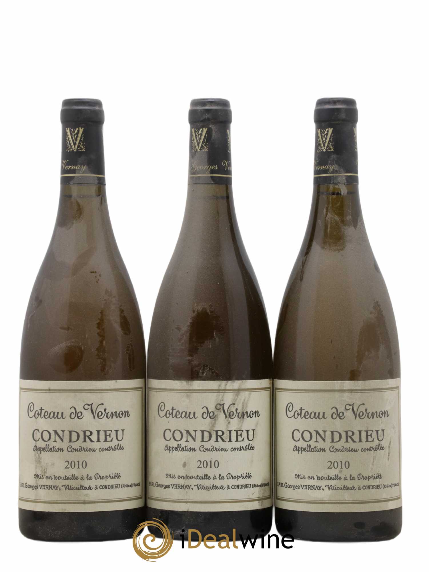 Condrieu Coteau de Vernon Georges Vernay 2010 - Lot de 3 bouteilles - 0