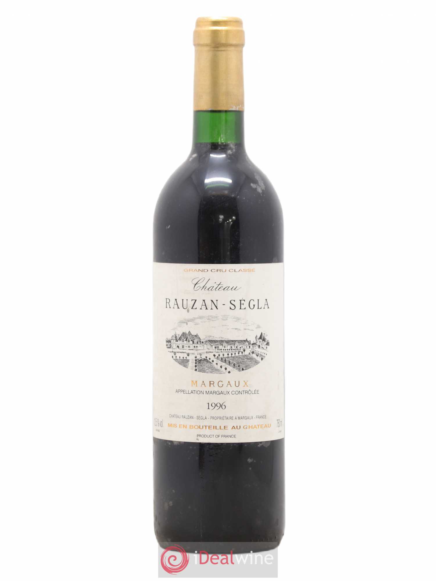 Château Rauzan Ségla Grand Cru Classé 1996 - Lot de 1 bouteille - 0