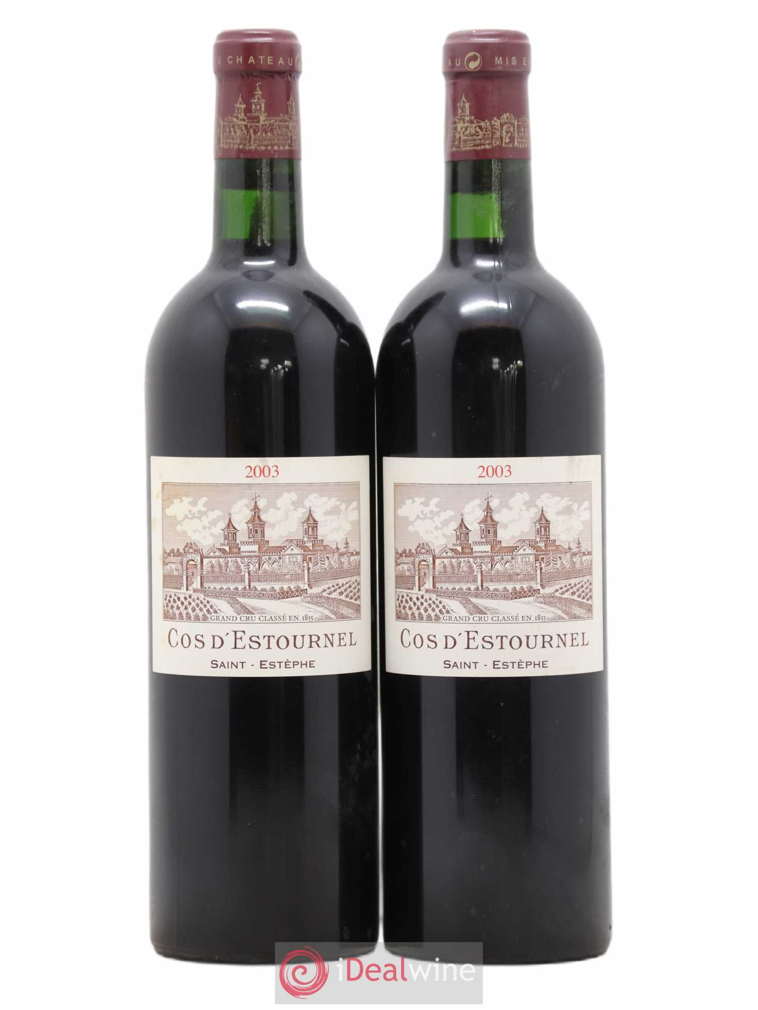 Cos d'Estournel 2ème Grand Cru Classé 2003 - Lot de 2 bouteilles - 0