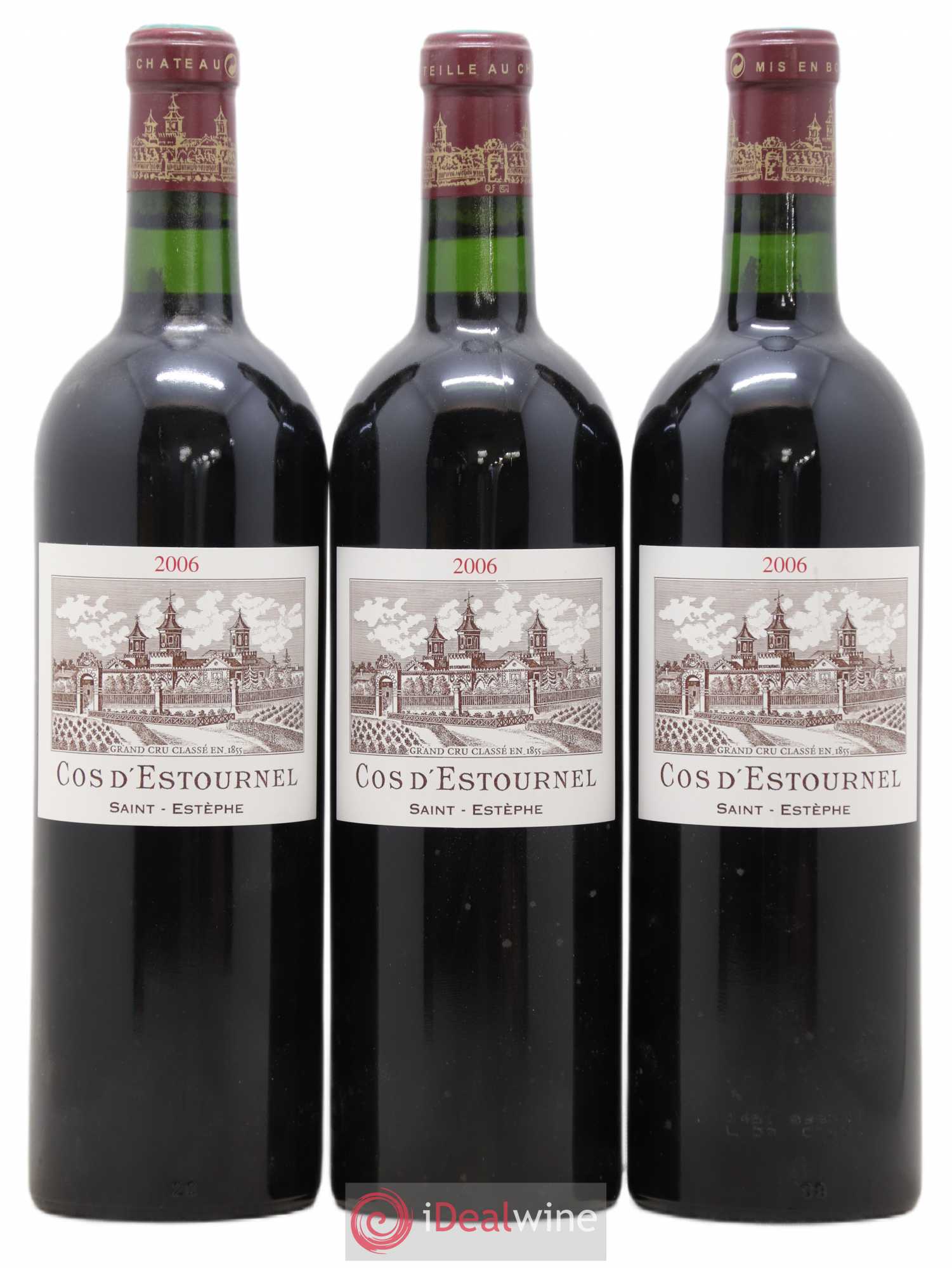 Cos d'Estournel 2ème Grand Cru Classé 2006 - Lot de 3 bouteilles - 0