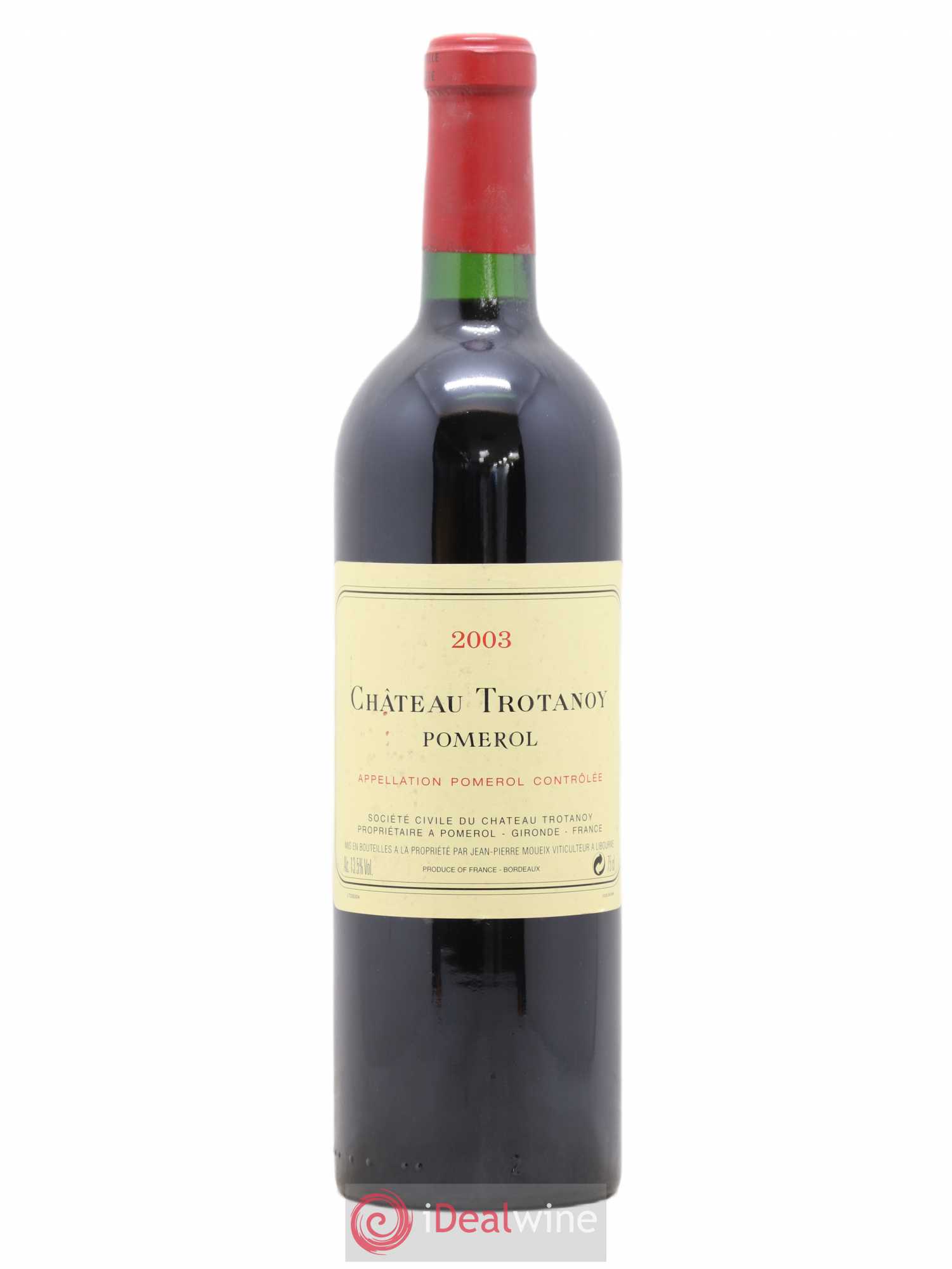 Château Trotanoy 2003 - Lot de 1 bouteille - 0