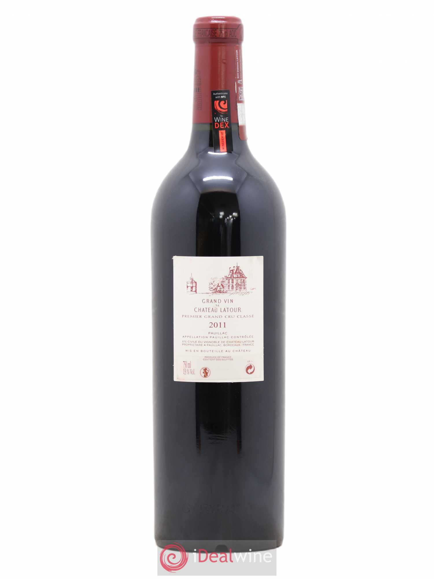 Château Latour 1er Grand Cru Classé 2011 - Lot de 1 bouteille - 1