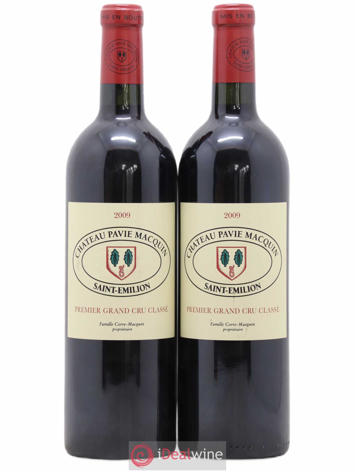 Château Pavie Macquin 1er Grand Cru Classé B 2009 - Lot de 2 bouteilles - 0