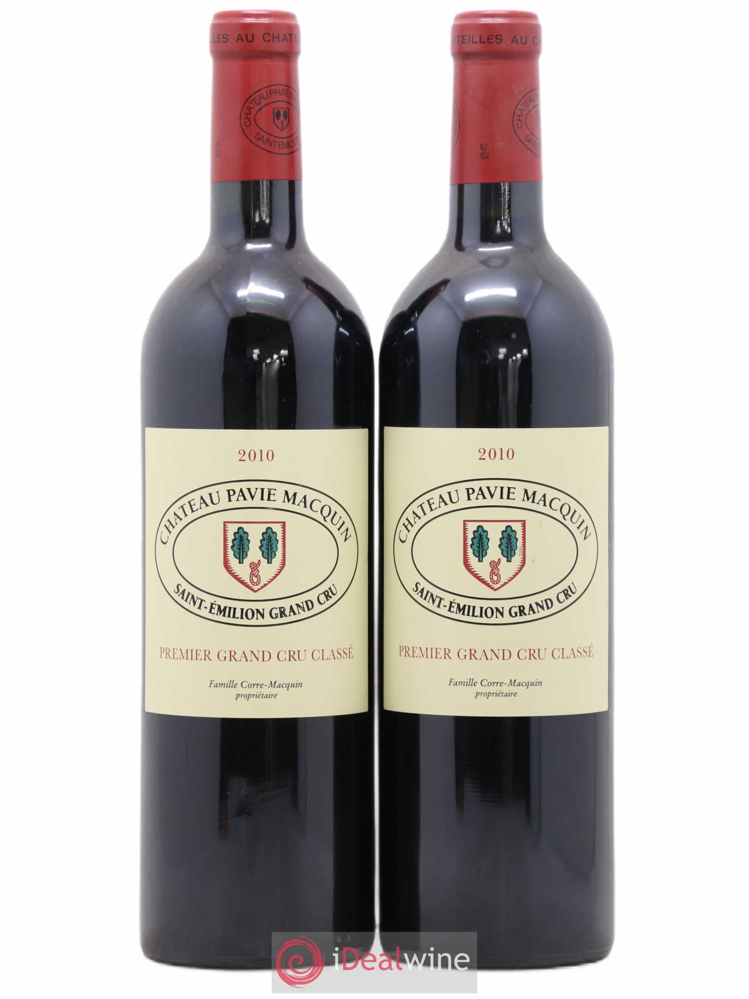 Château Pavie Macquin 1er Grand Cru Classé B 2010 - Lot de 2 bouteilles - 0