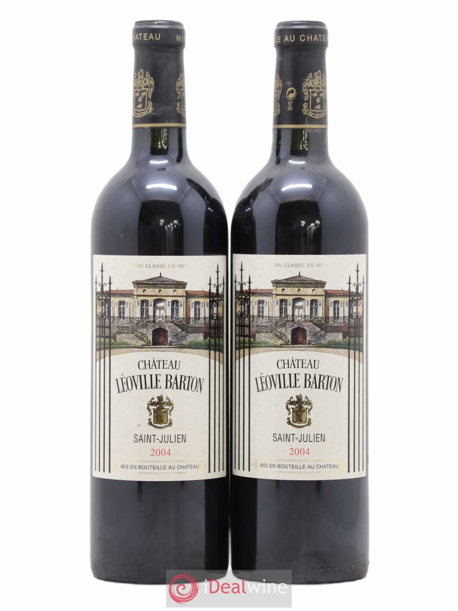 Château Léoville Barton 2ème Grand Cru Classé 2004 - Lot de 2 bouteilles - 0