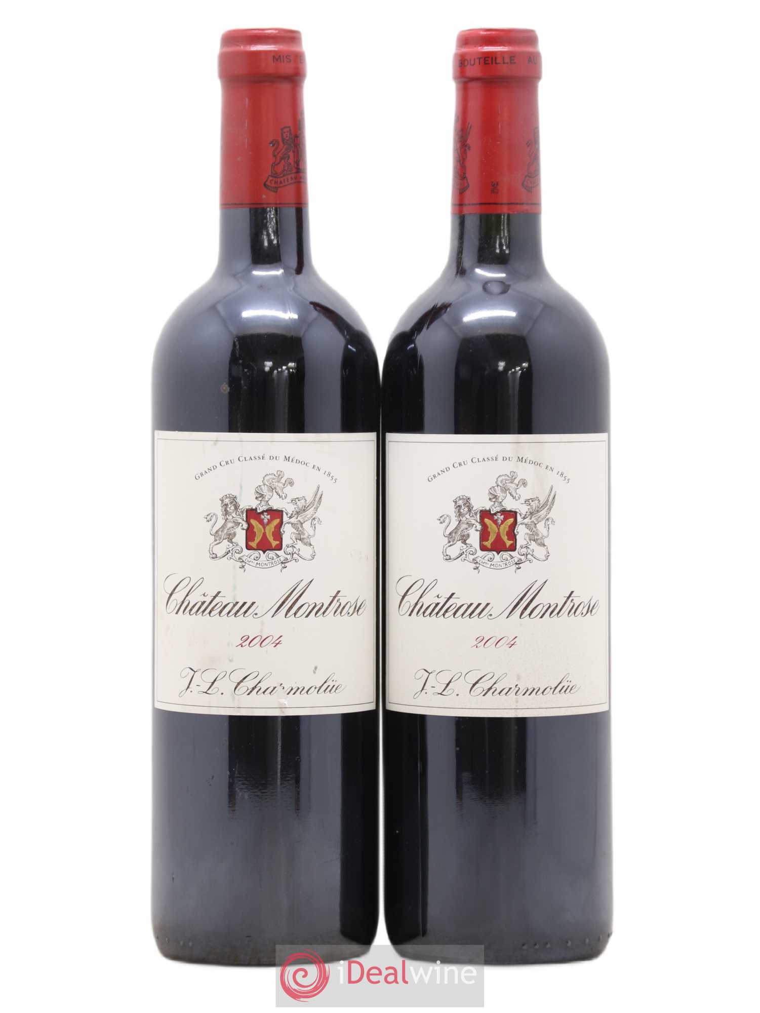 Château Montrose 2ème Grand Cru Classé 2004 - Lot de 2 bouteilles - 0