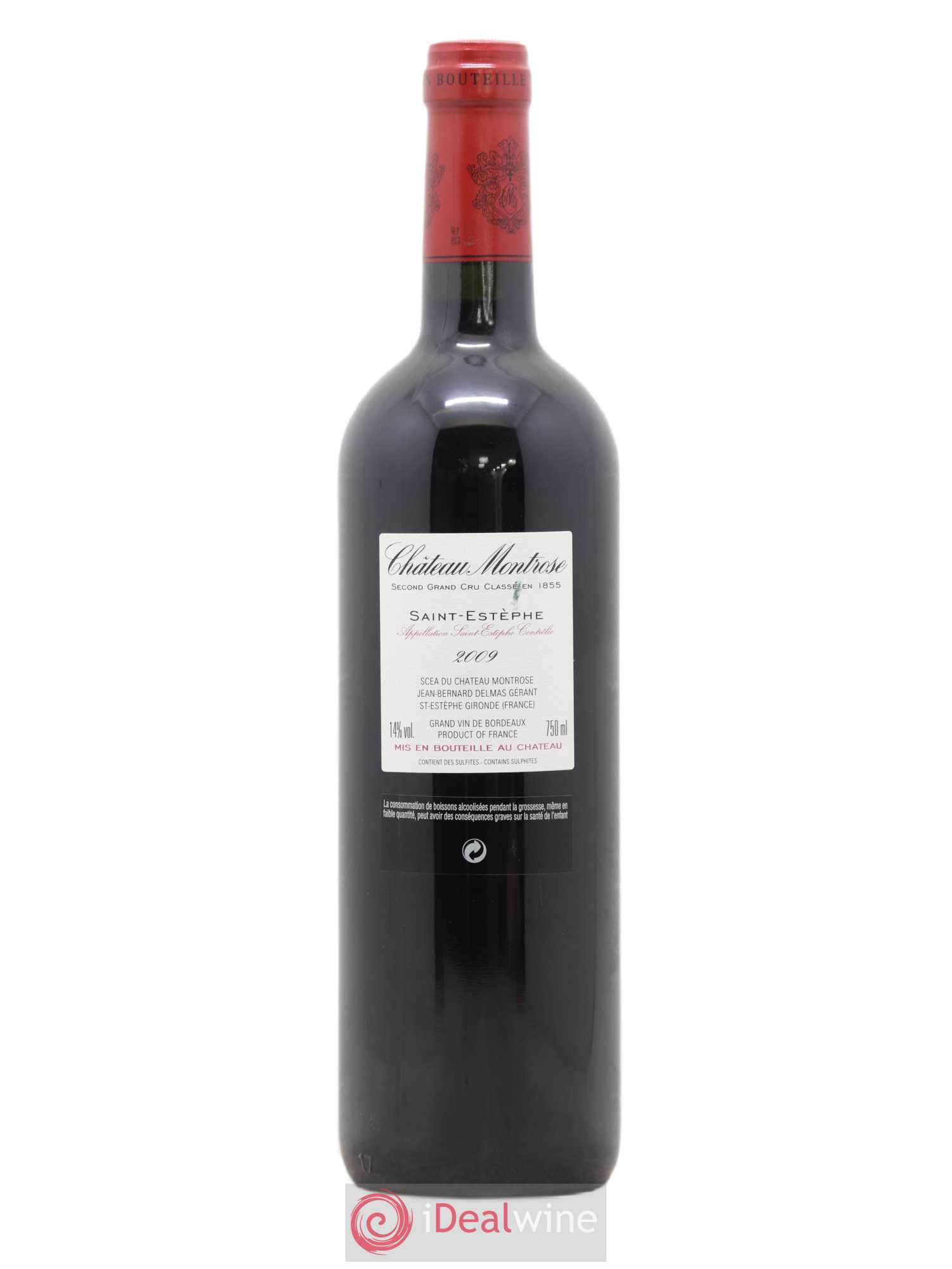 Château Montrose 2ème Grand Cru Classé 2009 - Lot de 1 bouteille - 1
