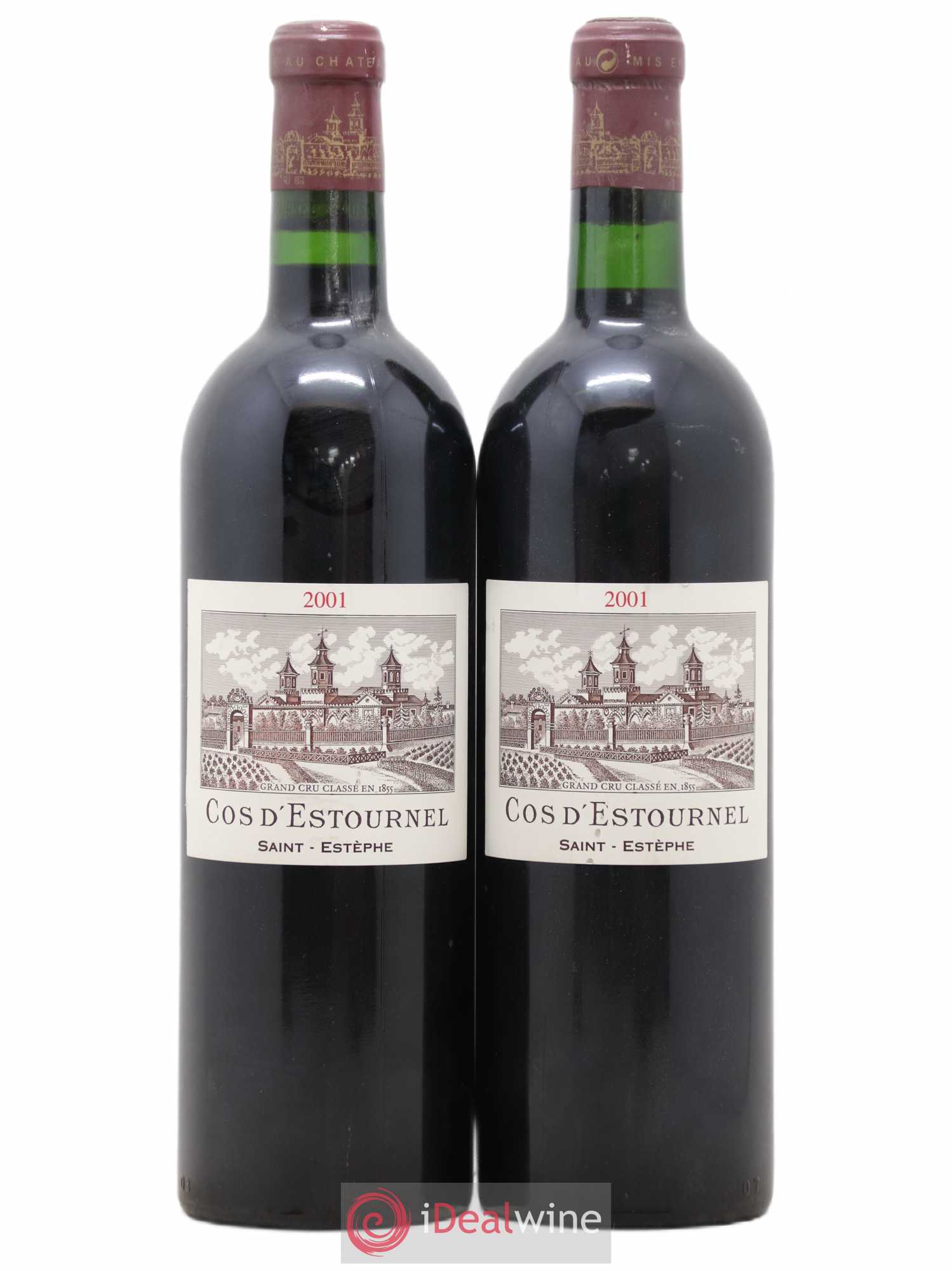 Cos d'Estournel 2ème Grand Cru Classé 2001 - Lot de 2 bouteilles - 0