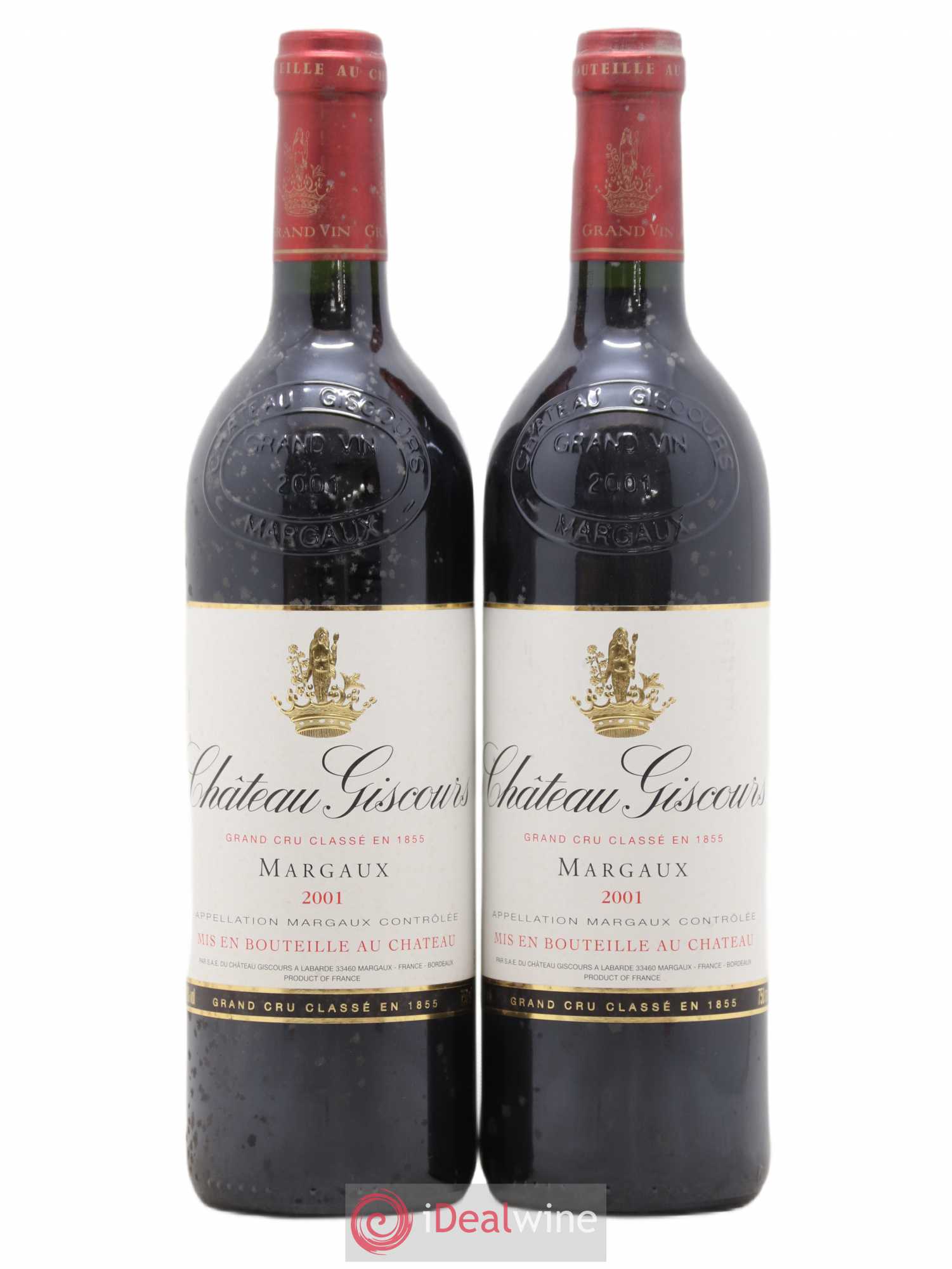 Château Giscours 3ème Grand Cru Classé 2001 - Lot de 2 bouteilles - 0