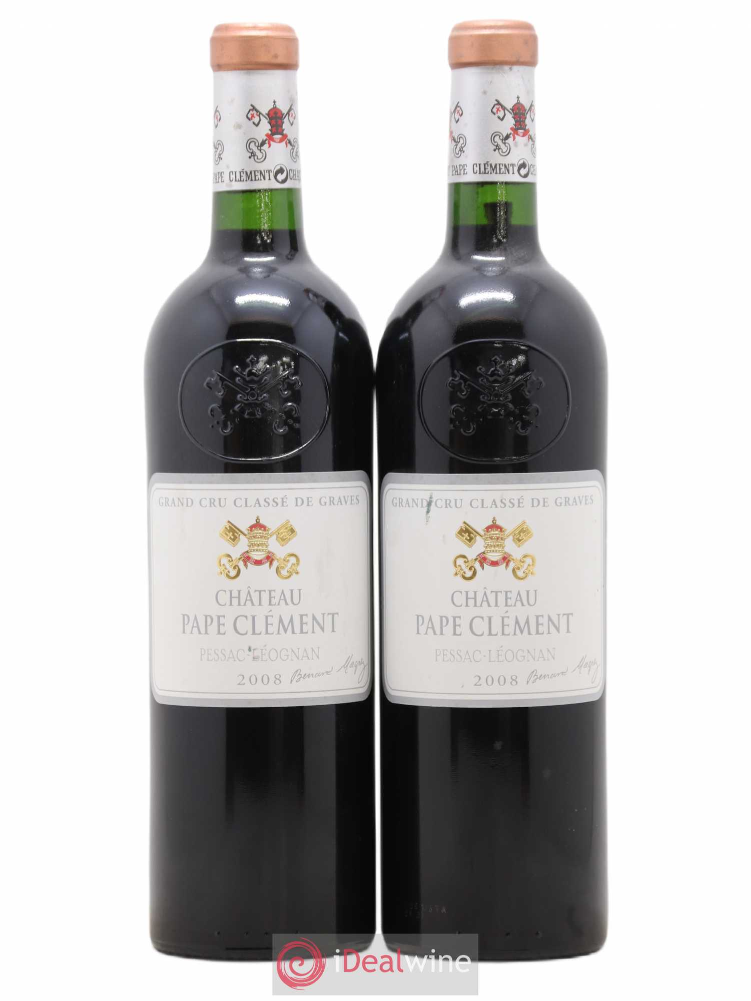 Château Pape Clément Cru Classé de Graves 2008 - Lot de 2 bouteilles - 0
