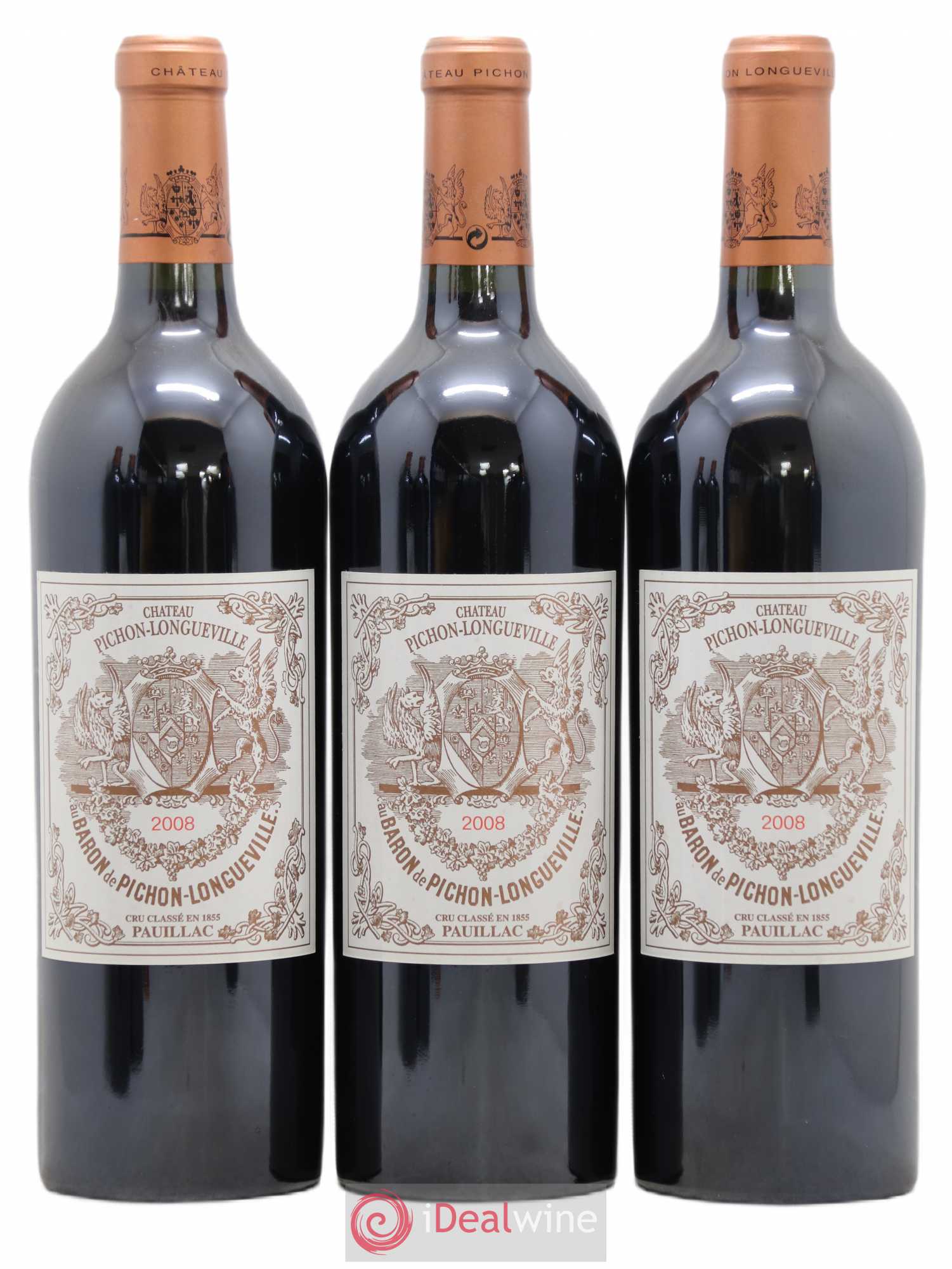 Pichon Longueville Baron 2ème Grand Cru Classé 2008 - Lot de 6 bouteilles - 2
