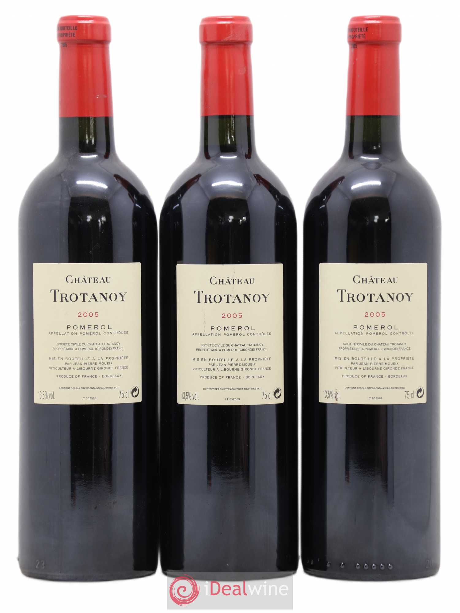 Château Trotanoy 2005 - Lot de 3 bouteilles - 1