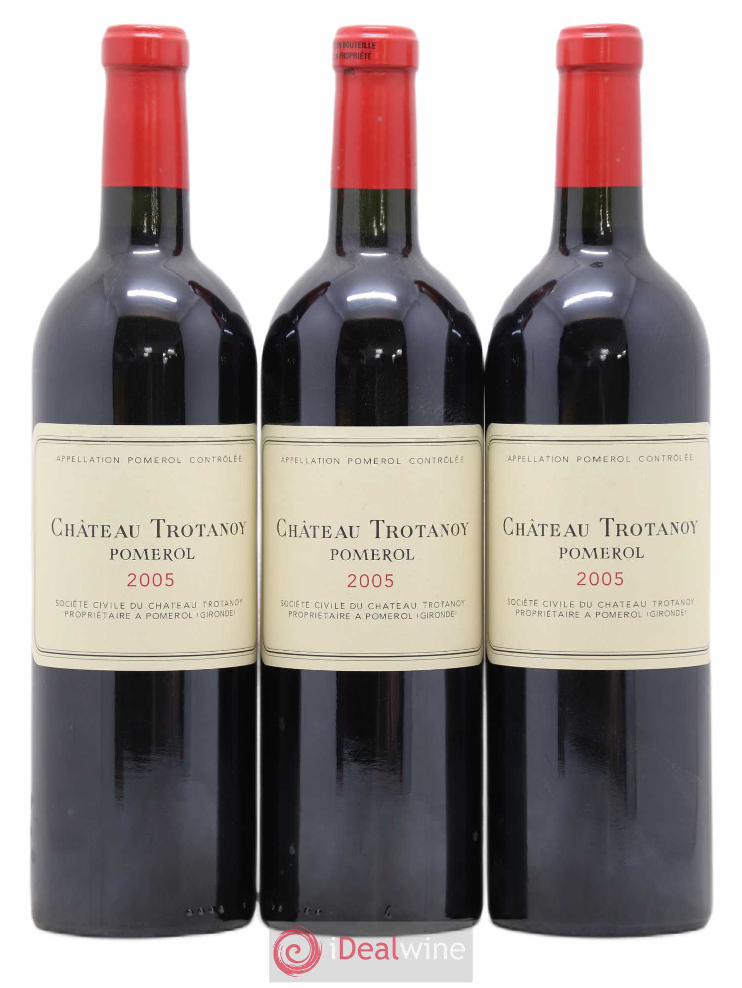Château Trotanoy 2005 - Lot de 3 bouteilles - 0