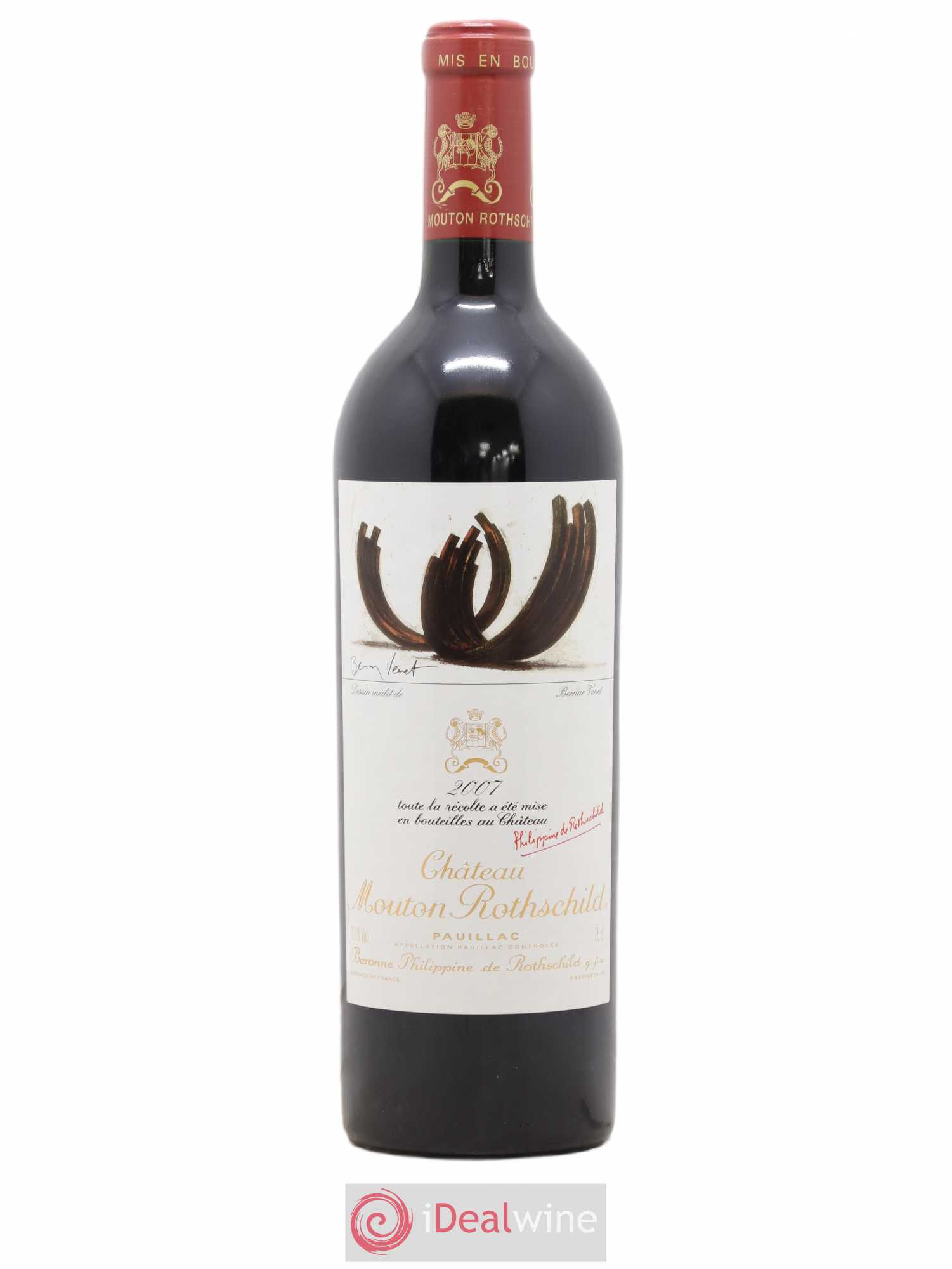 Château Mouton Rothschild 1er Grand Cru Classé 2007 - Lot de 1 bouteille - 0