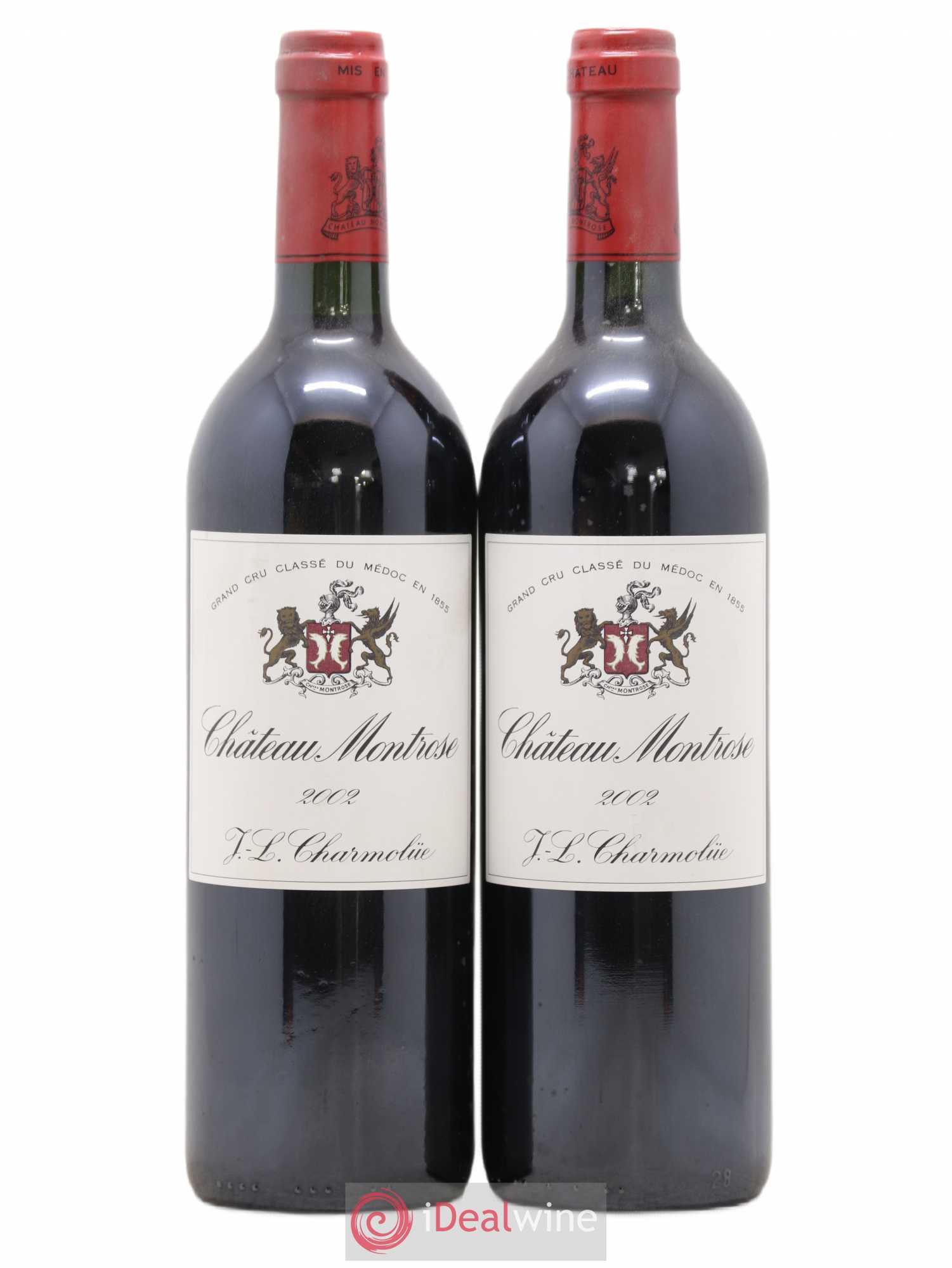Château Montrose 2ème Grand Cru Classé 2002 - Lot de 2 bouteilles - 0