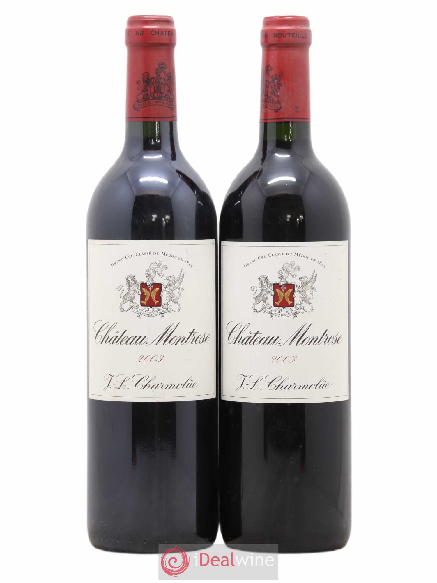 Château Montrose 2ème Grand Cru Classé 2003 - Lot de 2 bouteilles - 0