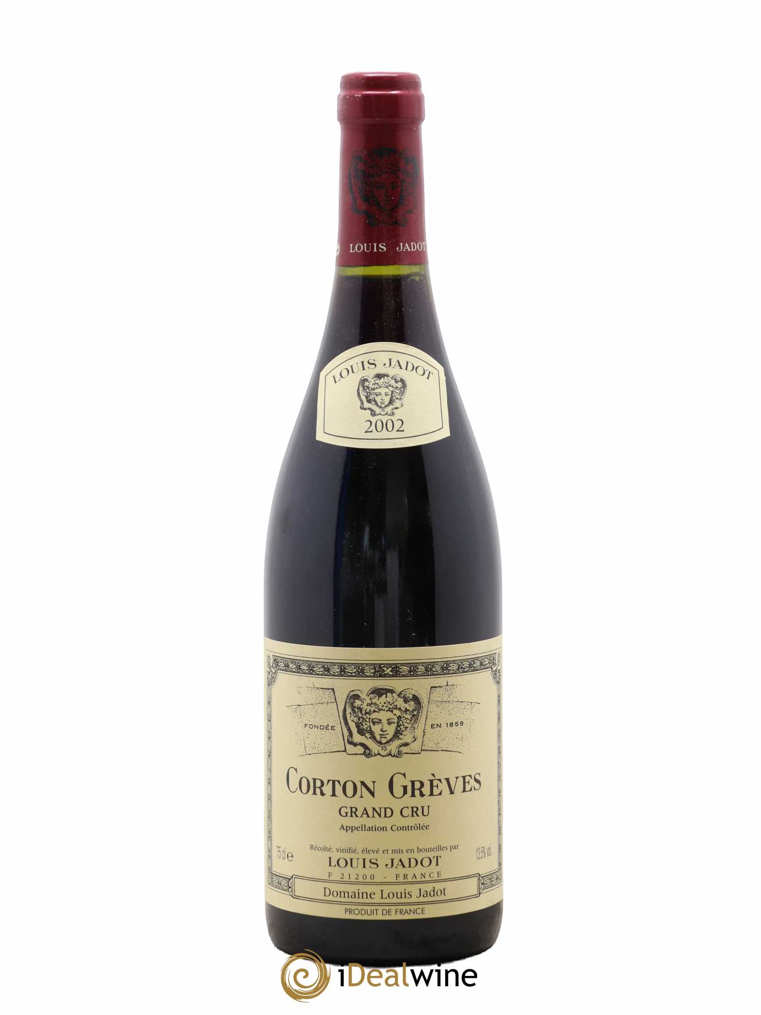 Corton Grand Cru Grèves Louis Jadot (Domaine) 2002 - Lot de 1 bouteille - 0