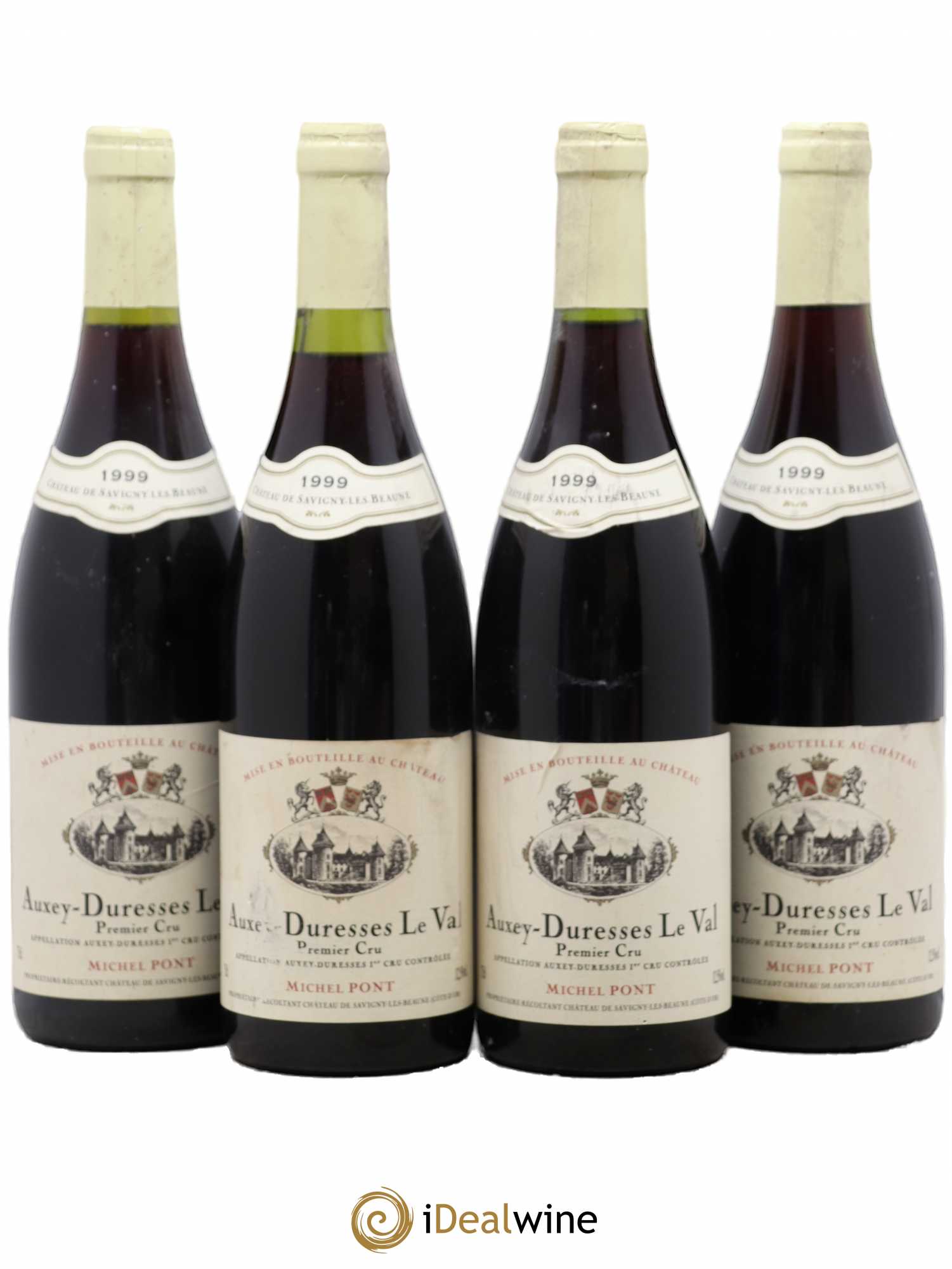 Auxey-Duresses 1er Cru Le Val Domaine Michel Pont 1999 - Lot de 4 bouteilles - 0