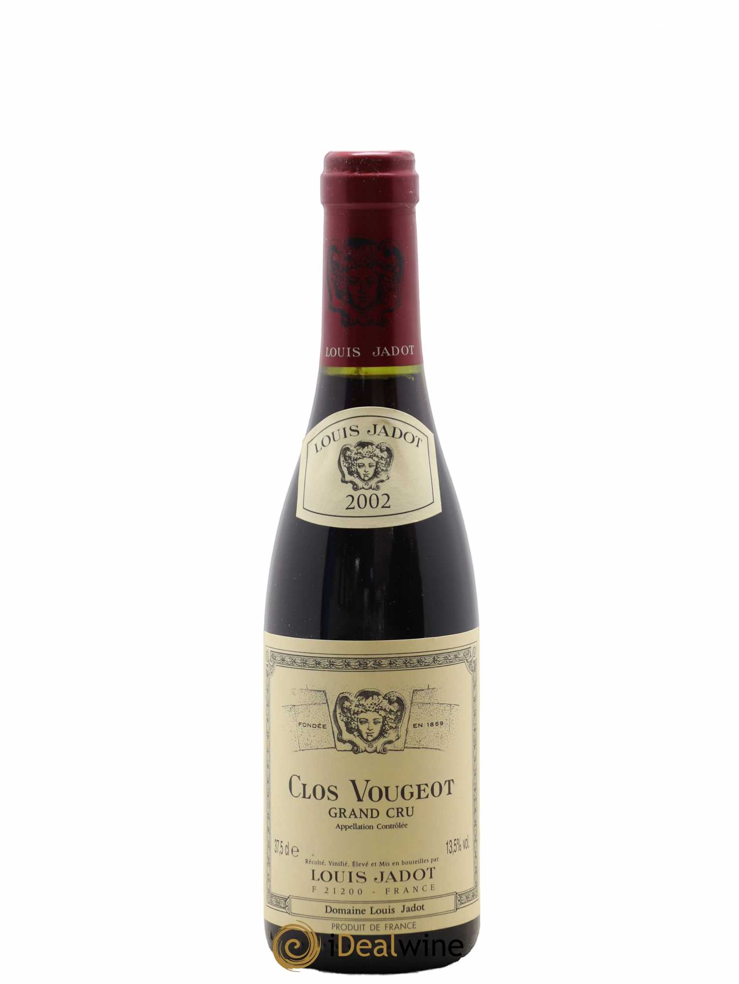 Clos de Vougeot Grand Cru Louis Jadot (Domaine) 2002 - Lot de 1 demi bouteille - 0