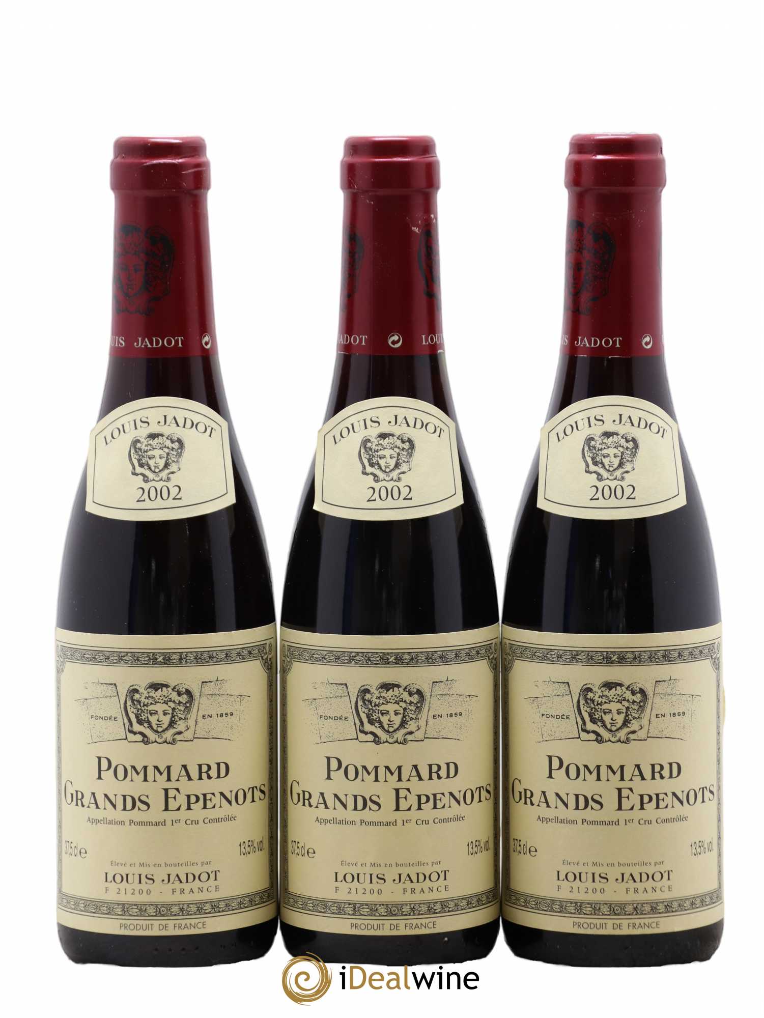 Pommard 1er Cru Les Grands Epenots Maison Louis Jadot 2002 - Lot de 6 demi bouteilles - 2