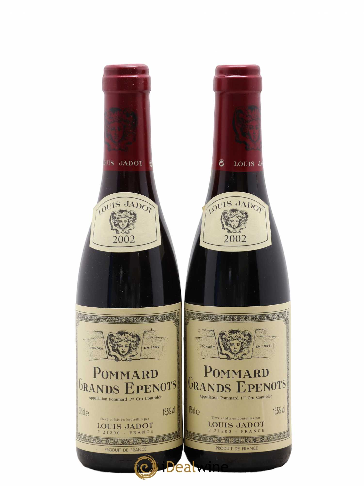 Pommard 1er Cru Les Grands Epenots Maison Louis Jadot 2002 - Lot de 2 demi bouteilles - 0