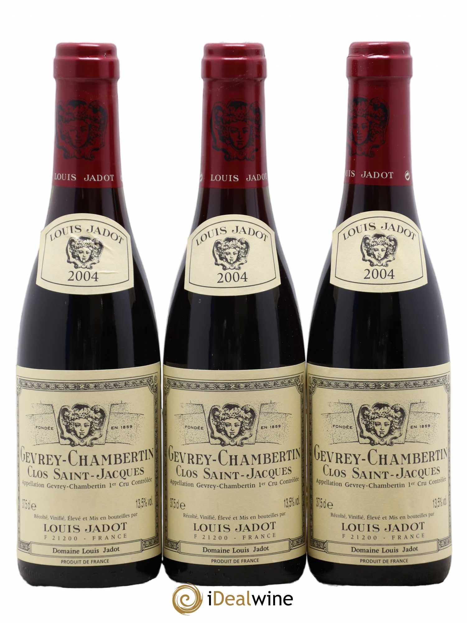 Gevrey-Chambertin 1er Cru Clos Saint Jacques Domaine Louis Jadot 2004 - Lot de 6 demi bouteilles - 2