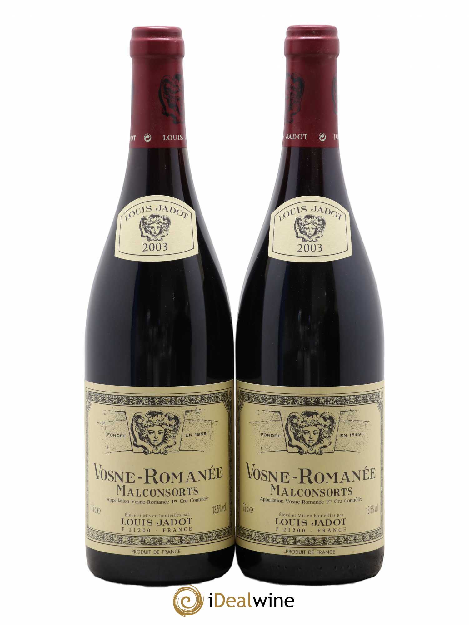 Vosne-Romanée 1er Cru Aux Malconsorts Maison Louis Jadot 2003 - Lot de 2 bouteilles - 0