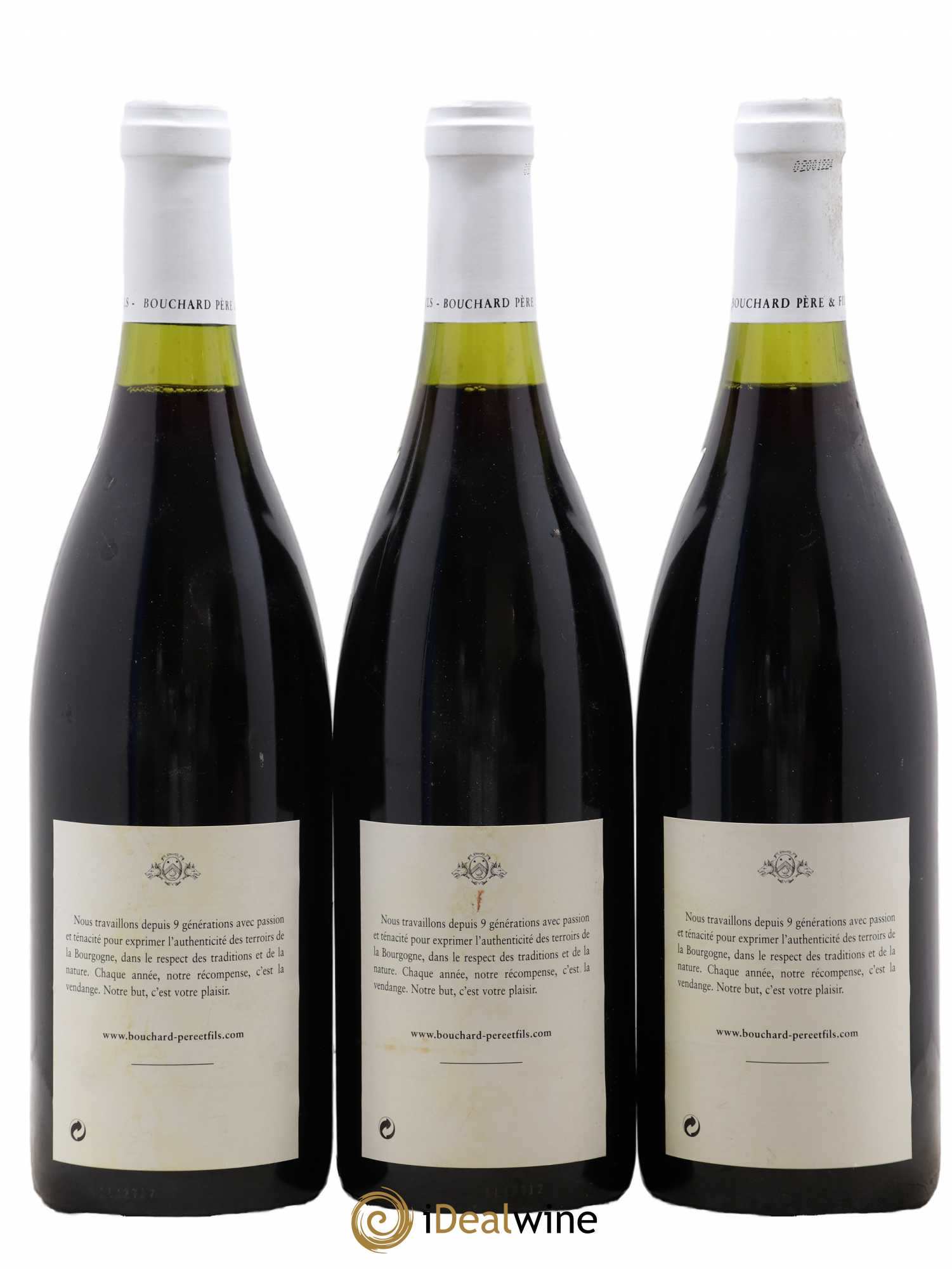 Beaune 1er Cru Grèves - Vigne de l'Enfant Jésus Bouchard Père & Fils 1999 - Lotto di 3 bottiglie - 1