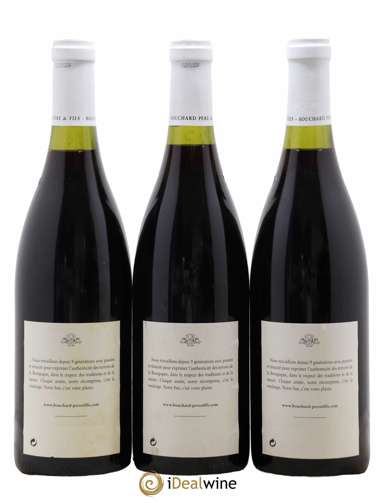 Beaune 1er Cru Grèves - Vigne de l'Enfant Jésus Bouchard Père & Fils 1999 - Lot de 3 bouteilles - 1
