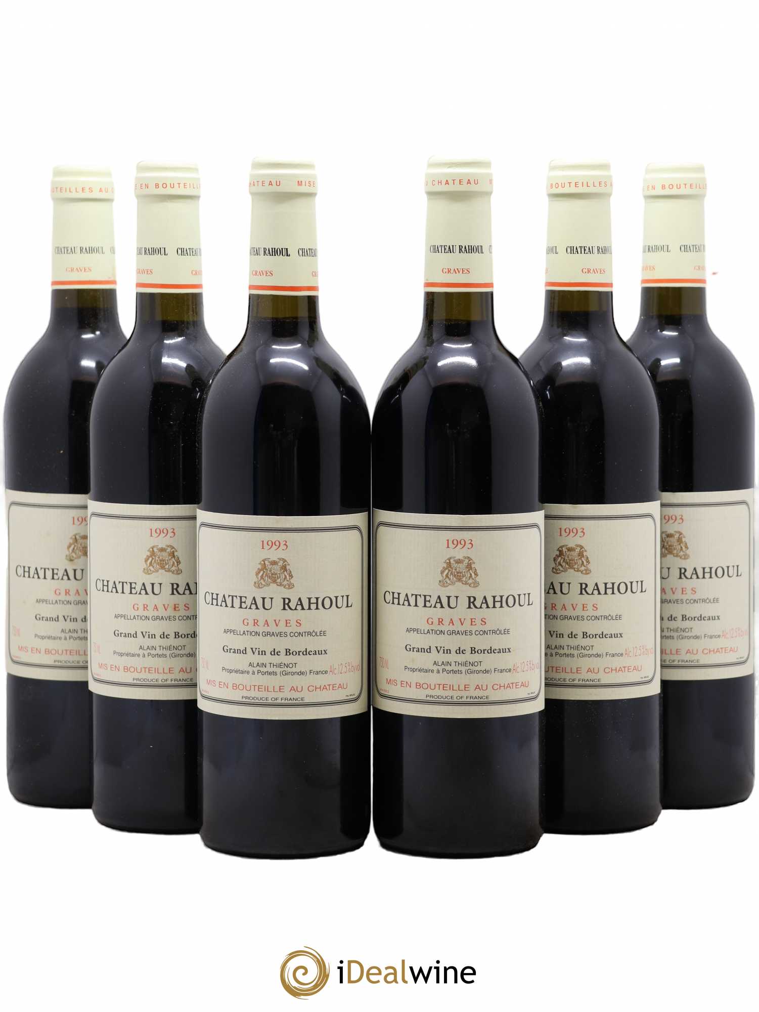 Château Rahoul 1993 - Lot de 6 bouteilles - 0