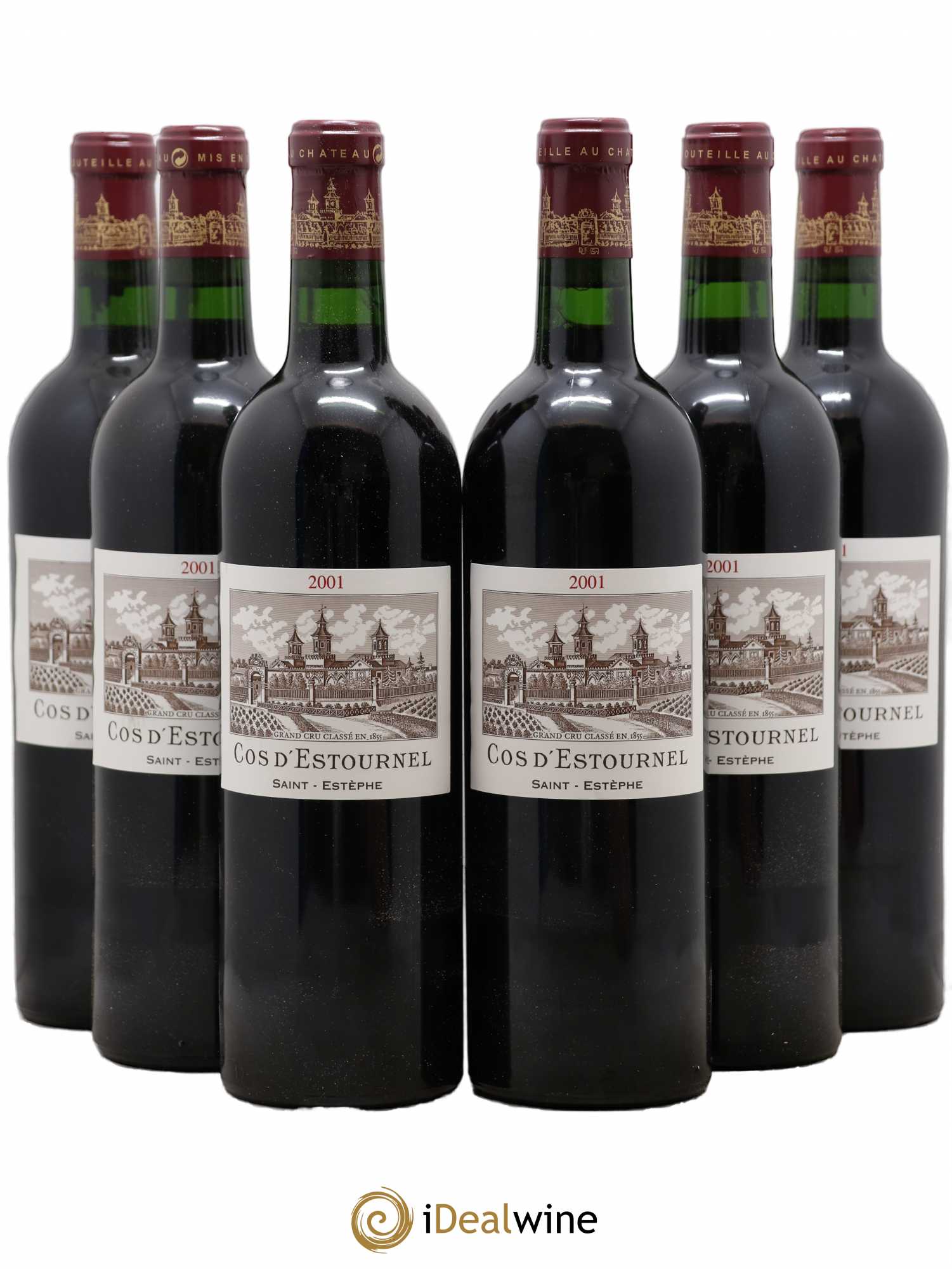 Cos d'Estournel 2ème Grand Cru Classé 2001 - Lot de 6 bouteilles - 0