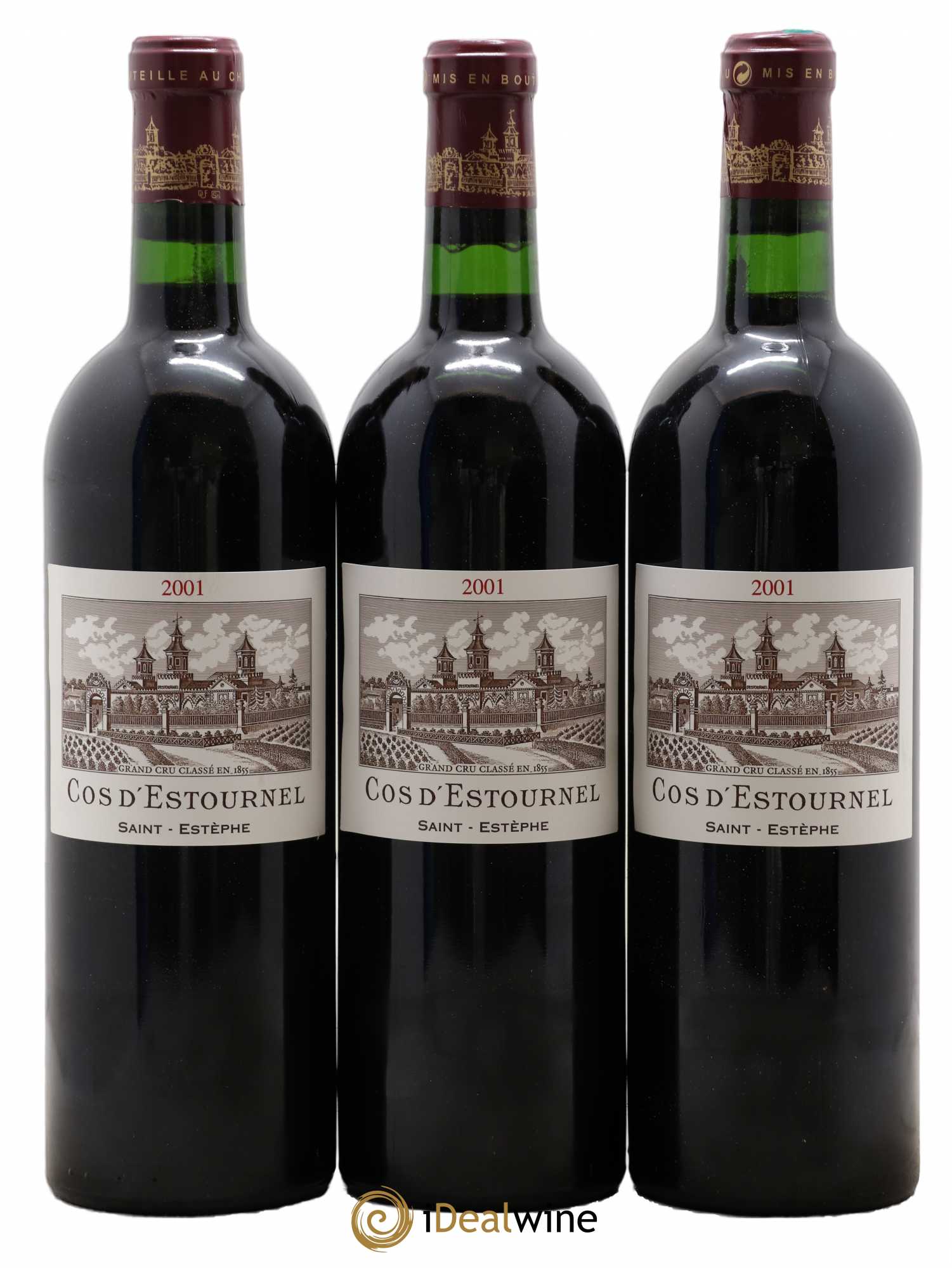 Cos d'Estournel 2ème Grand Cru Classé 2001 - Lot de 3 bouteilles - 0